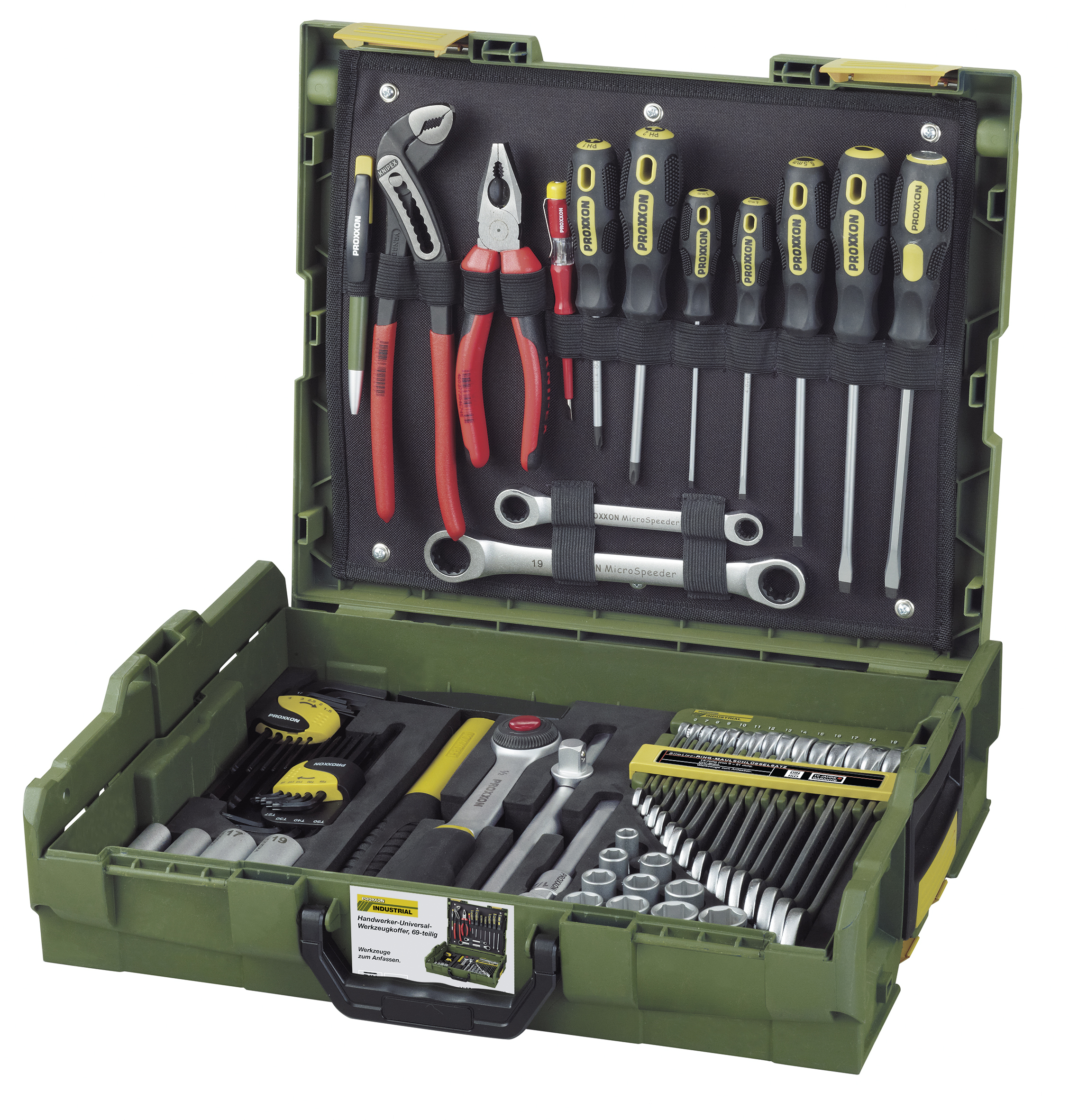 Proxxon Handwerker-Universal-Werkzeugkoffer in der bewährten L-BOXX Proxxon Handwerker-Universal-Werkzeugkoffer in der bewährten L-BOXX