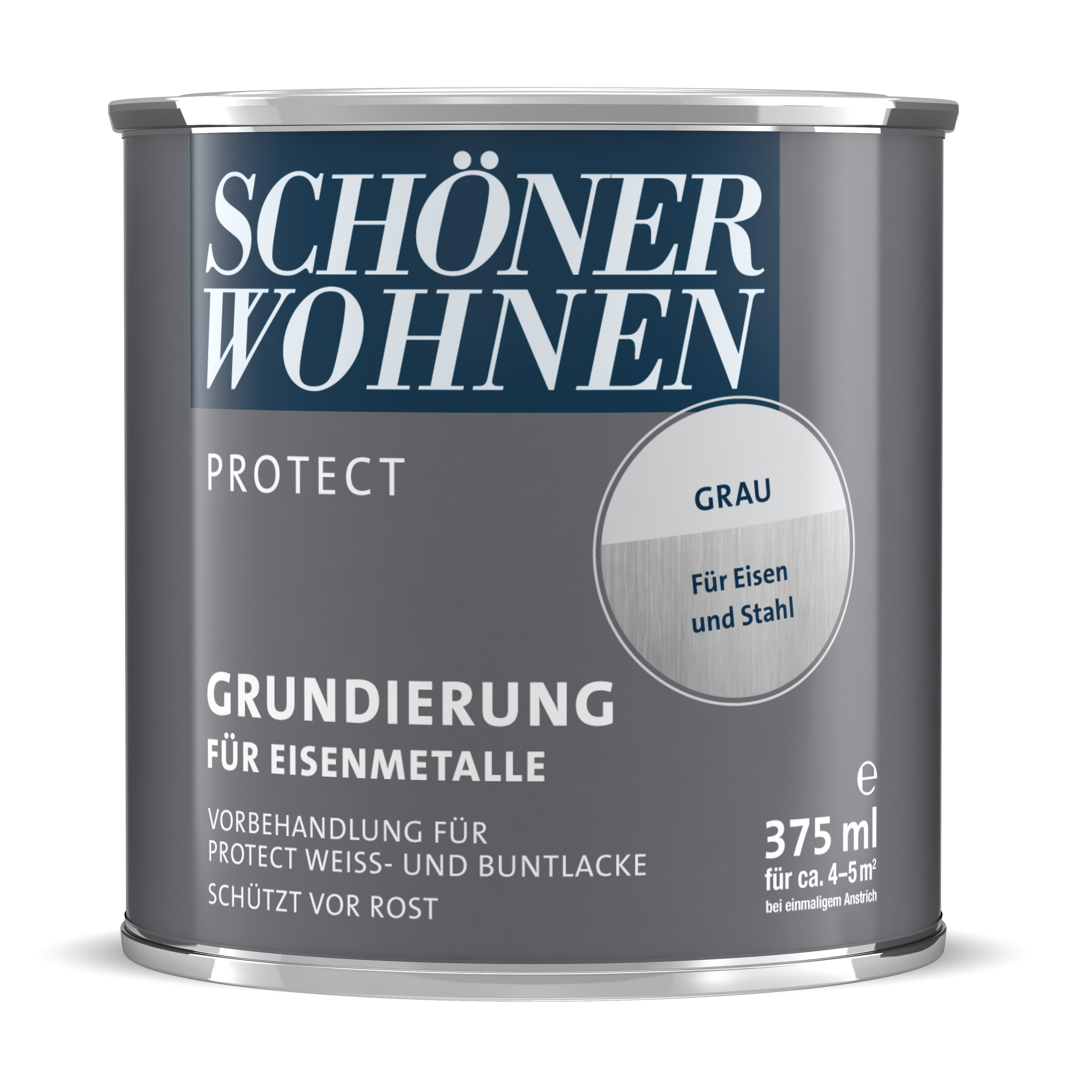 Schöner Wohnen Protect Grundierung Eisenmetalle, grau