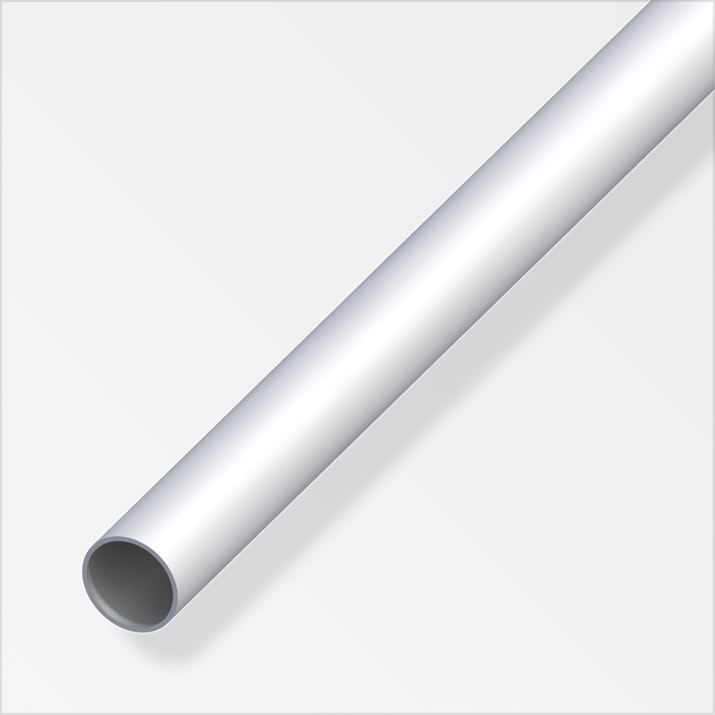 Alfer Rundrohr, 10 x 1 mm, silber