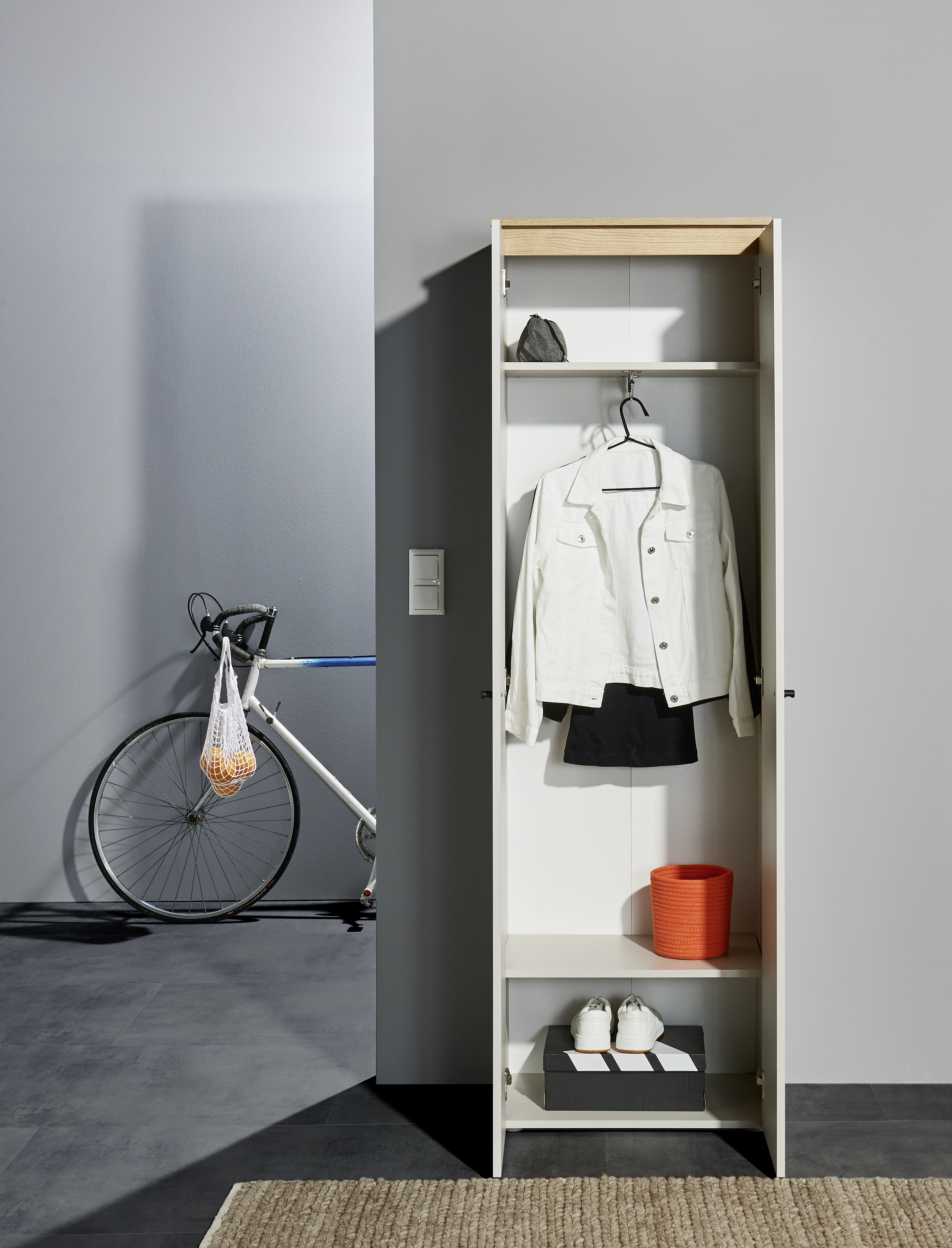 Bega Garderobenschrank Lime, B/H/T ca. 60 x 196 x 38 cm