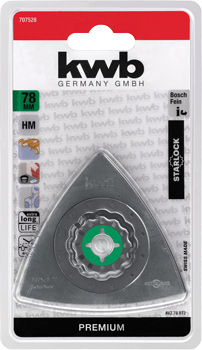 707528-380 Kwb SL Delta-Raspel, 78 mm