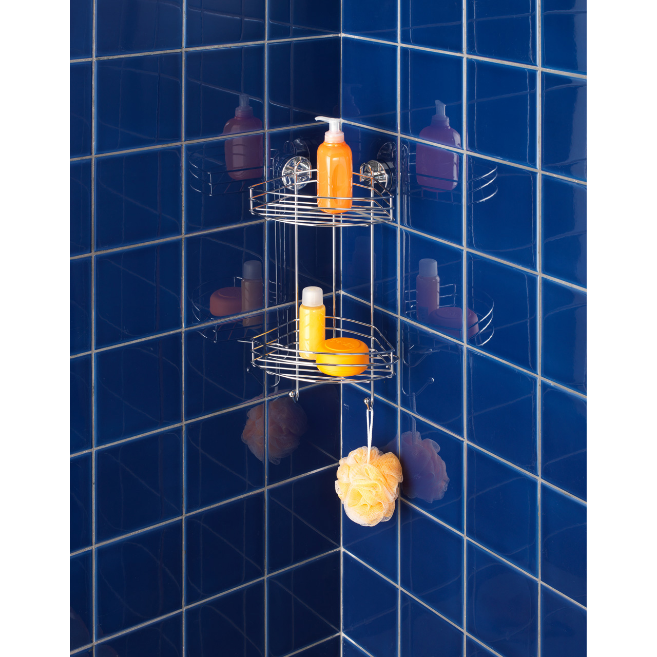 148439-Vacuum-Loc-Eckregal-2-Etagen_AMBI_02 WENKO VACUUM-LOC ECKREGAL 2 ETAGEN