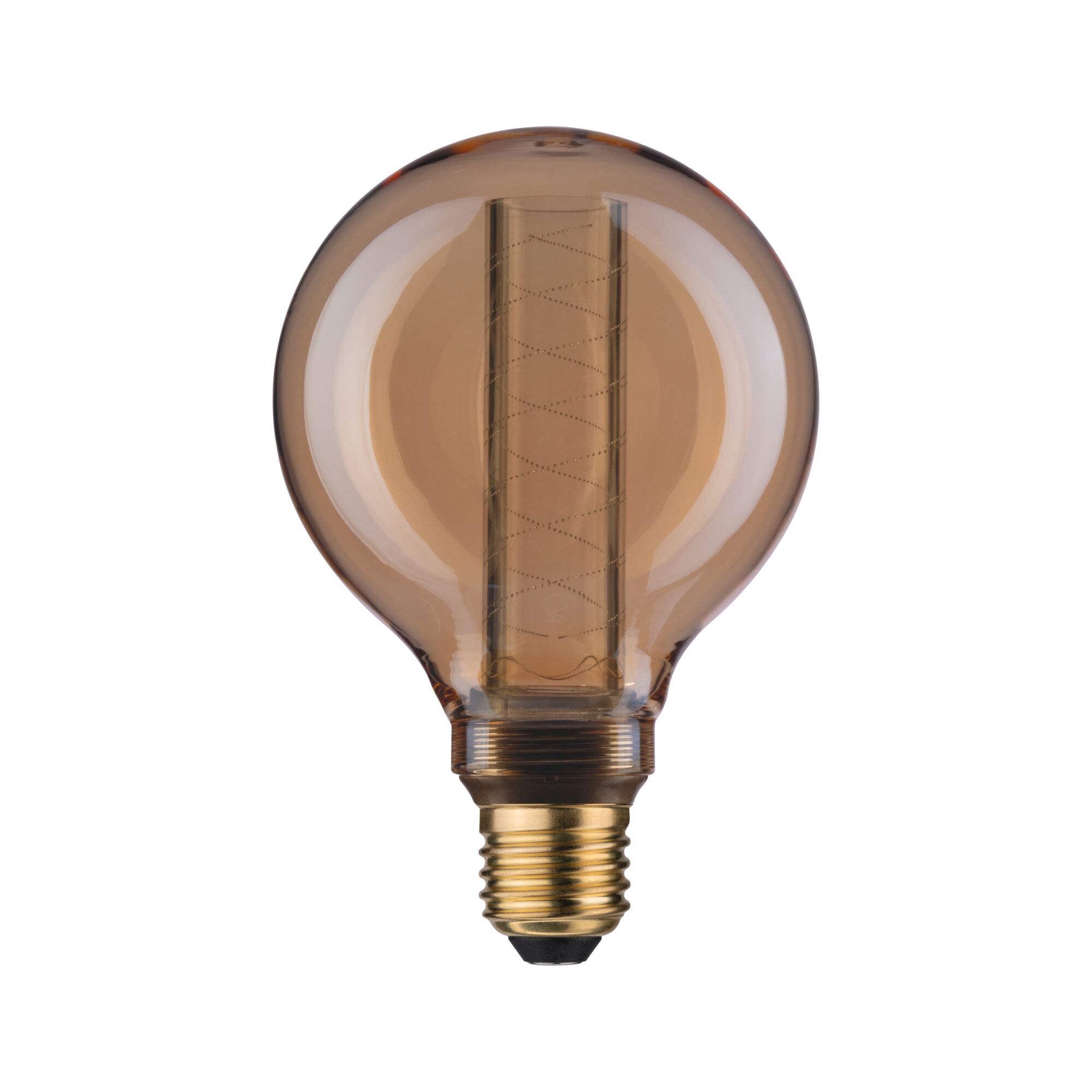 Paulmann LED, G95, Inner Glow spiral, 230lm, E27, gold, 1800K Paulmann LED, G95, Inner Glow spiral, 230lm, E27, gold, 1800K