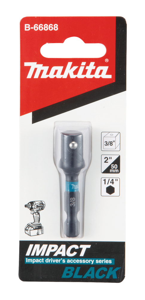 Makita Adapter von 1/4" 6KT auf 3/8" 4KT Makita Adapter von 1/4" 6KT auf 3/8" 4KT