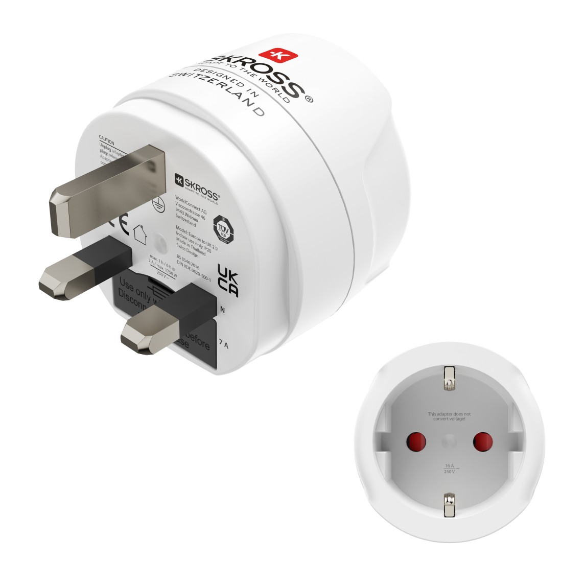 Hama Reiseadapter Typ G, 3-polig, für England Hama Reiseadapter Typ G, 3-polig, für England