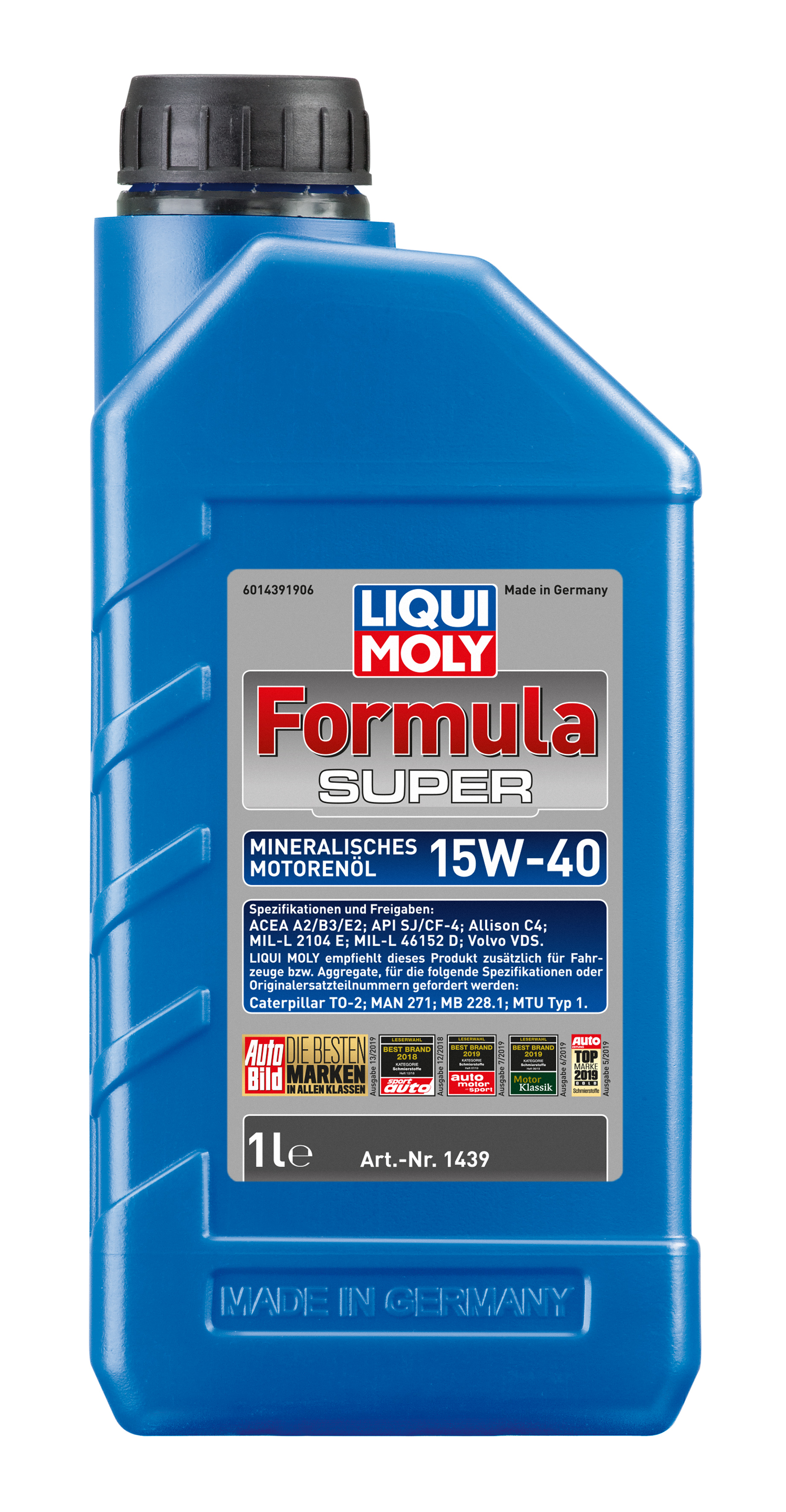 073070 LIQUI MOLY FORMULA MOTORENÖL 15W40 1L