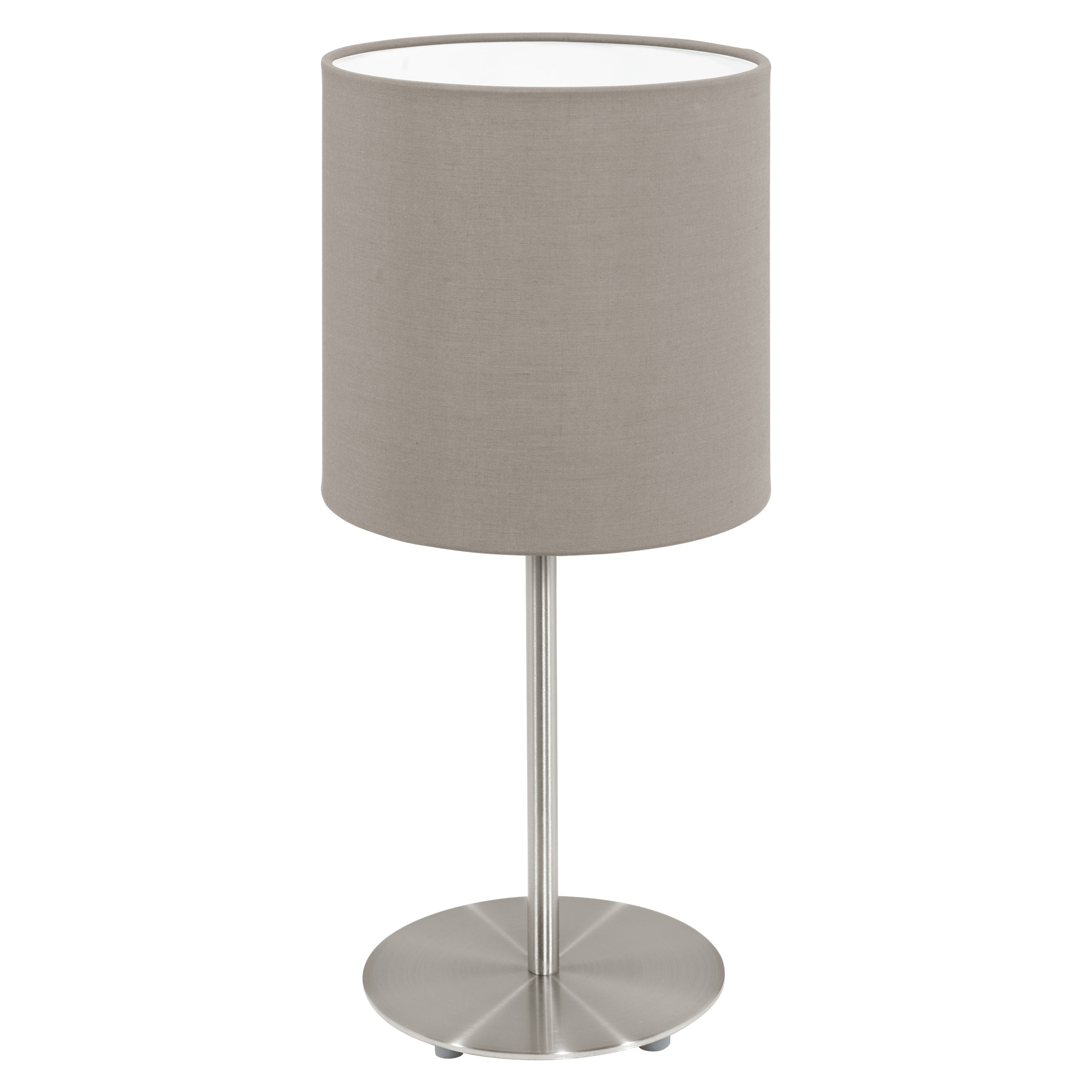 667596_95726_1075gRix8RGSrkh EGLO TISCHLEUCHTE 1XE14 PASTERI TEXTIL TAUPE