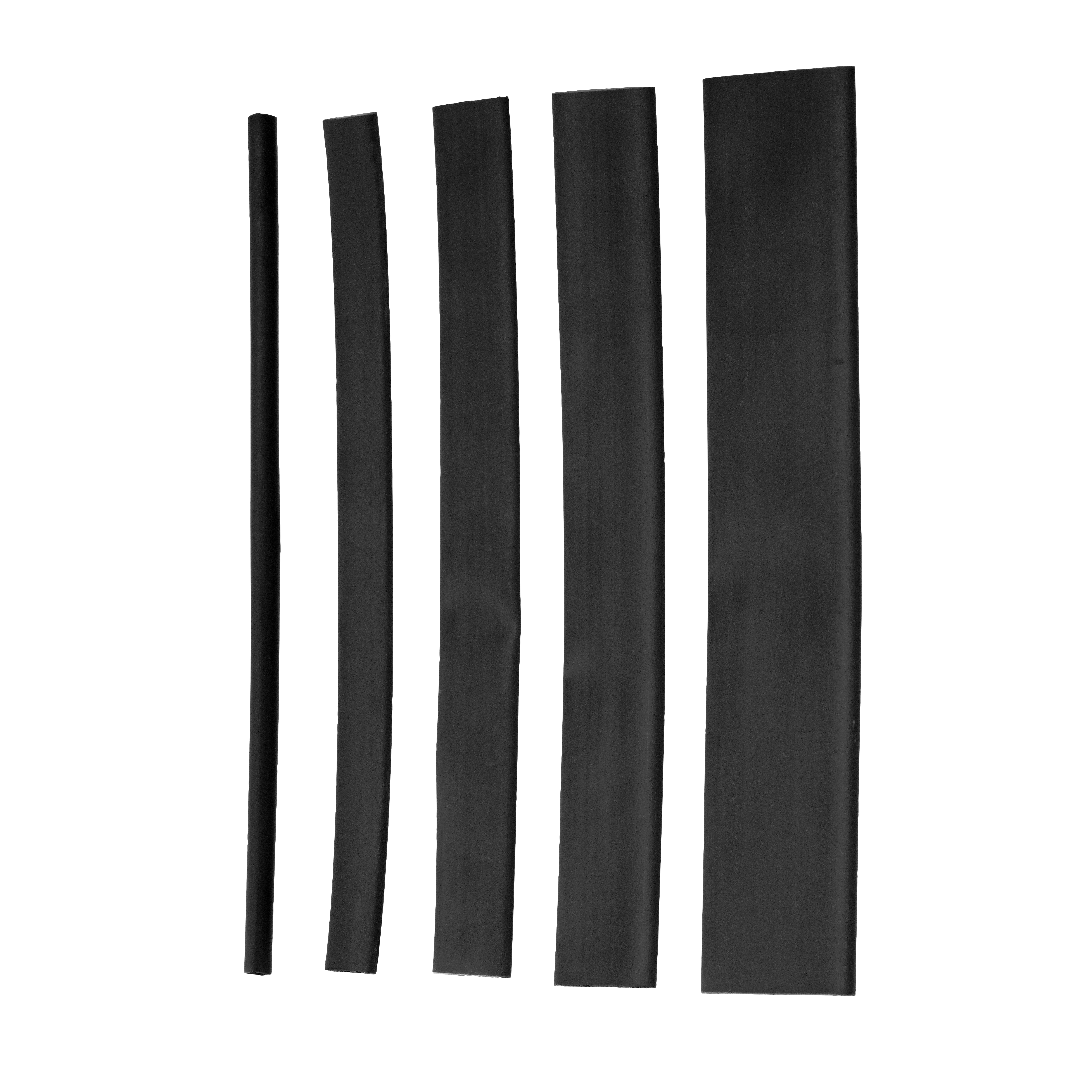REV Schrumpfschlauch-Set Ø von 3,0 - 15,0 mm, 25 Stück, schwarz