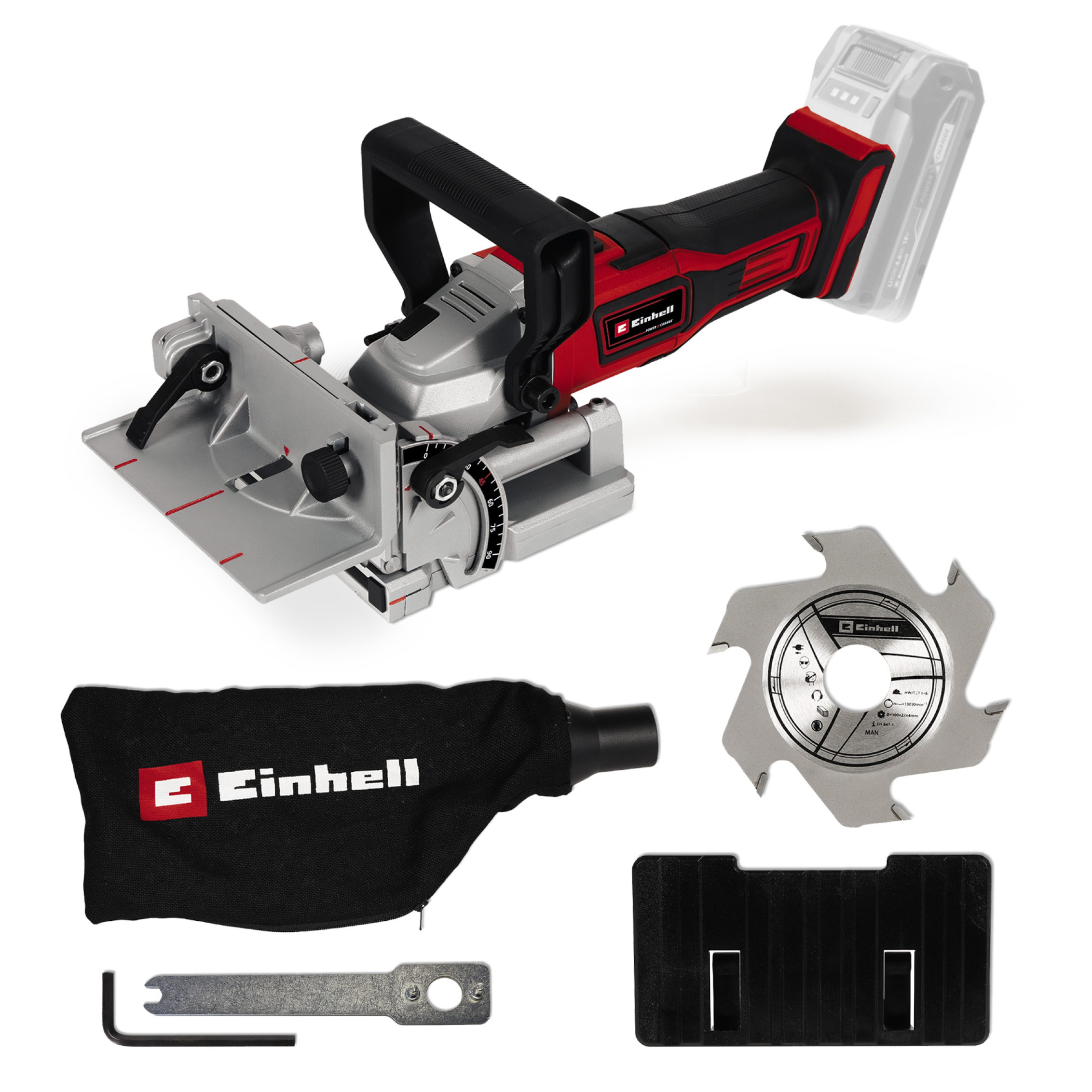 Einhell Akku-Flachdübelfräse TE-BJ 18 Li - Solo Einhell Akku-Flachdübelfräse TE-BJ 18 Li - Solo