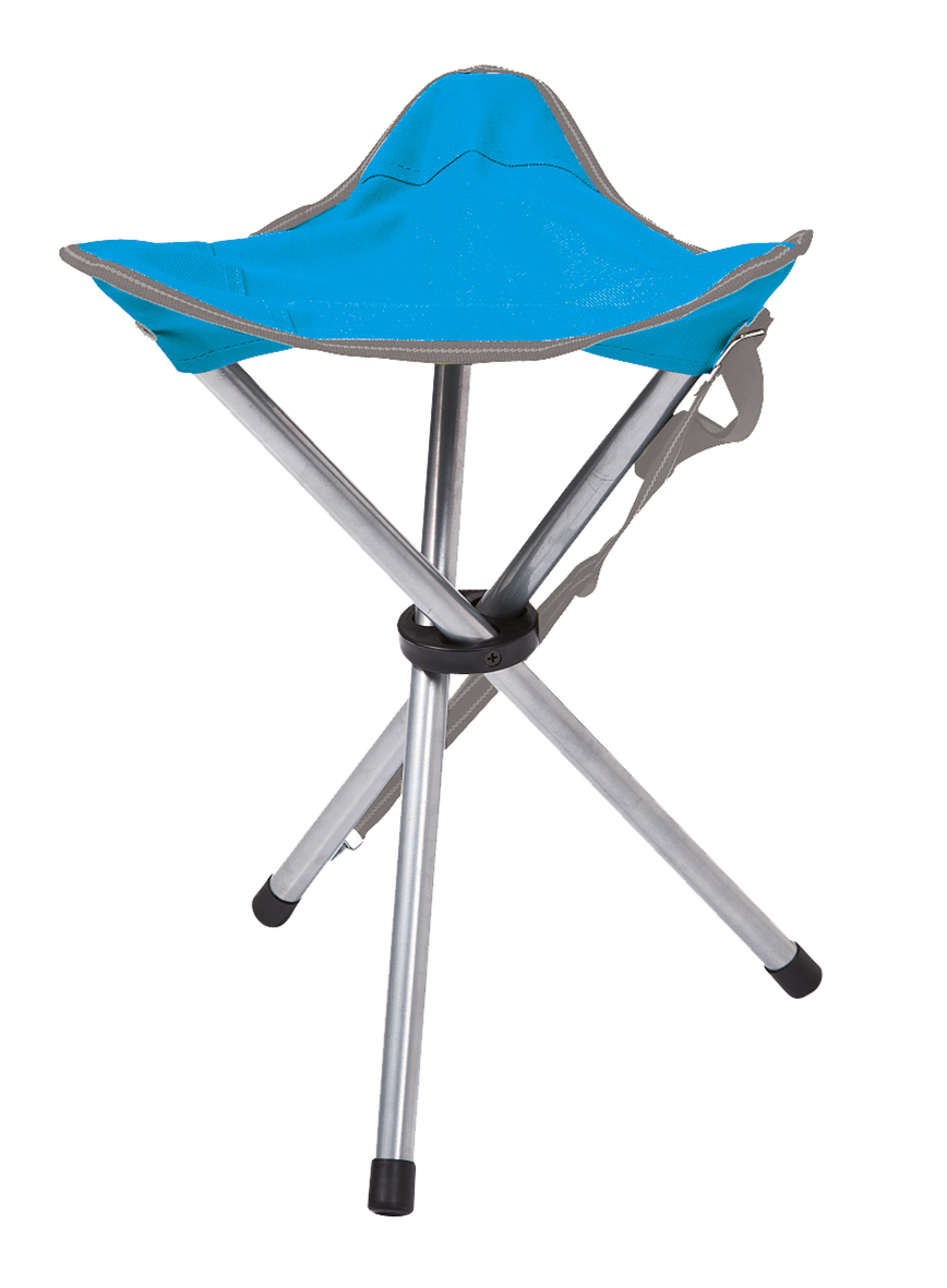 Happy Festival Dreibein-Falthocker, blau Happy Festival Dreibein-Falthocker, blau