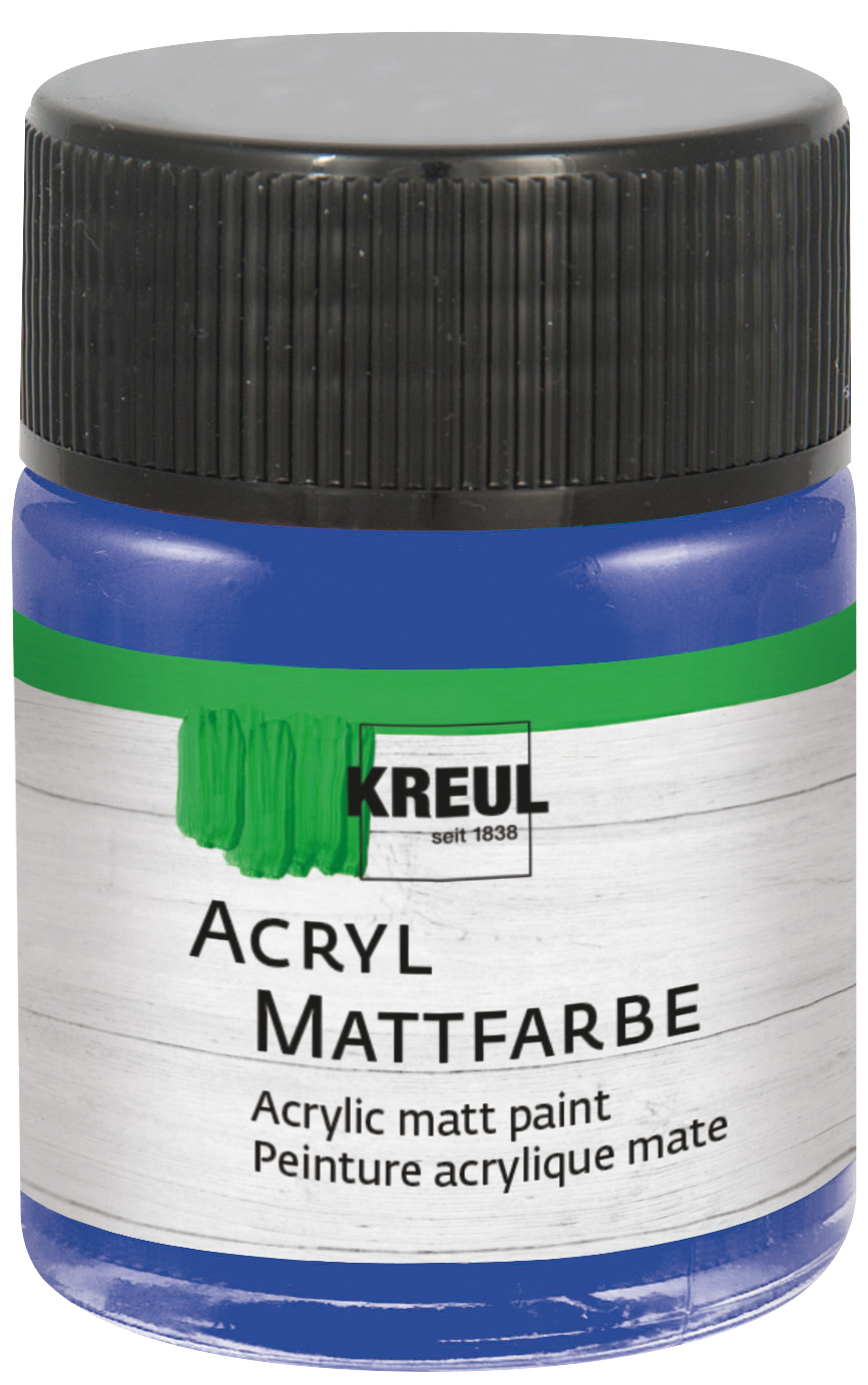 75539_KREUL_AcrylMattfarbe_Blau_50ml_RGB Mattfarbe