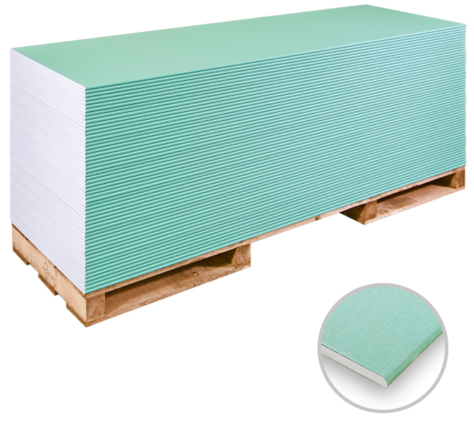 245220-1_Mann_Feuchtraumplatte_Gruen_12_5 Rigips 1-Mann-Feuchtraumplatte "Die Grüne", 12,5 x 600 x 2600 mm