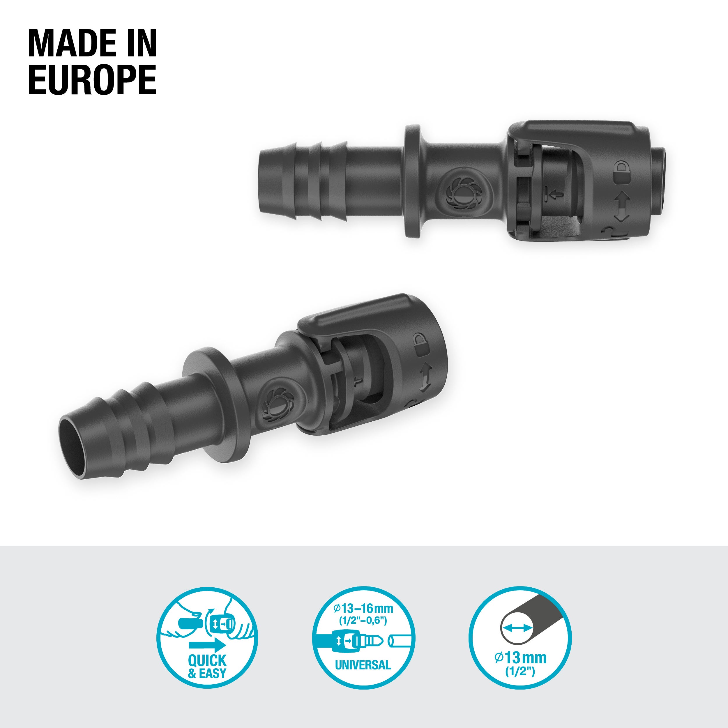 Gardena Micro-Drip-System Universalverbinder 13 mm (1/2") Gardena Micro-Drip-System Universalverbinder 13 mm (1/2")