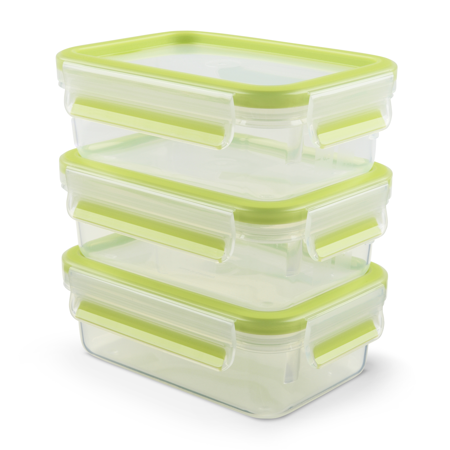 EMSA Clip & Close Frischhaltedosen-Set, 3 x 0,55 L, hellgrün EMSA Clip & Close Frischhaltedosen-Set, 3 x 0,55 L, hellgrün