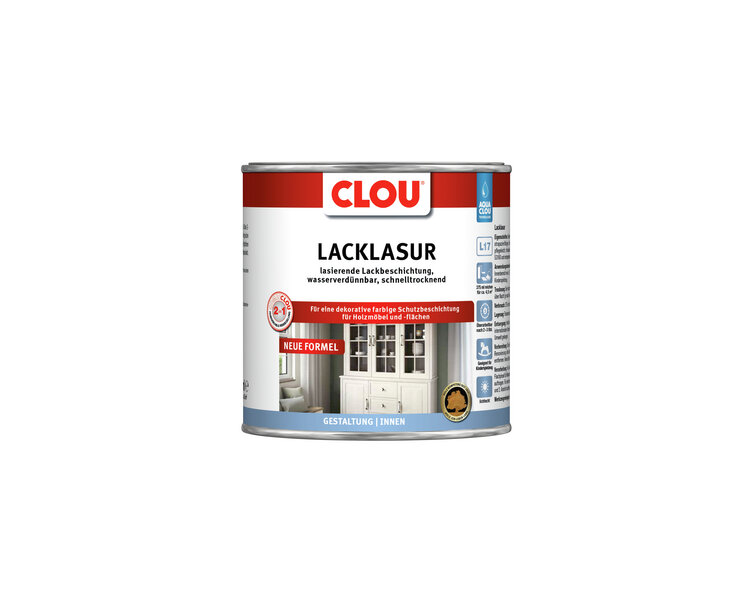 AQUA CLOU® Lacklasur Nr. 13, Palisander, 375 ml
