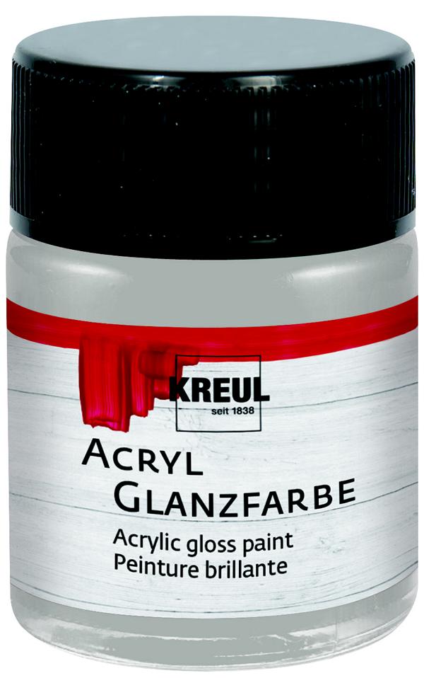 4000798795160 ACRYL GLANZFARBE 50ML SILBER KREUL