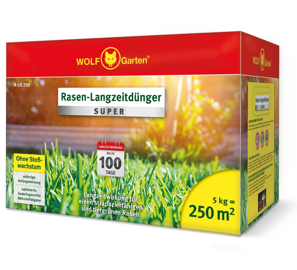 Wolf-Garten Rasen-Langzeitdünger R-LD 250 Wolf-Garten Rasen-Langzeitdünger R-LD 250