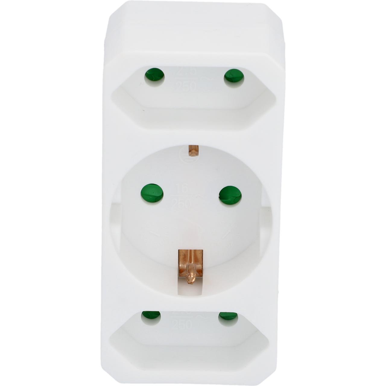 4008153334269_Schuko-Euroadapter-1xSchuko-2xEuro-ws_Web-HauptbildDfwYTMXpKrkxr  SCHUKO-EUROSTECKDOSE 1XSCHUKO 2XEURO Wß