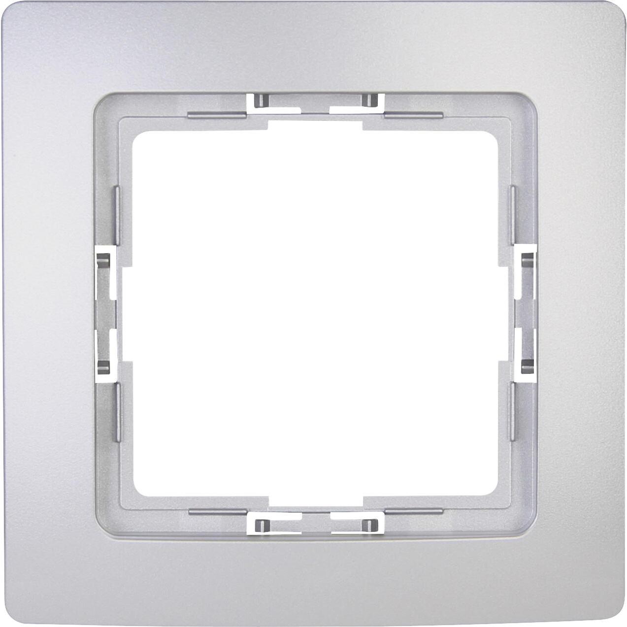 Kopp PARIS Abdeckrahmen 1-fach, silber Kopp PARIS Abdeckrahmen 1-fach, silber