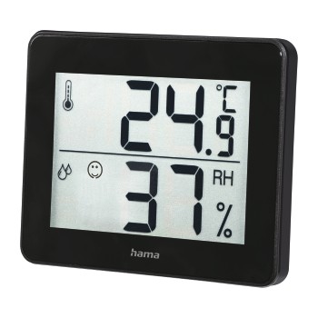 Hama Thermo-/Hygrometer "TH-130", Schwarz Hama Thermo-/Hygrometer "TH-130", Schwarz
