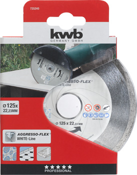 725240-300 Kwb Diamant-Trennscheibe, 125 mm