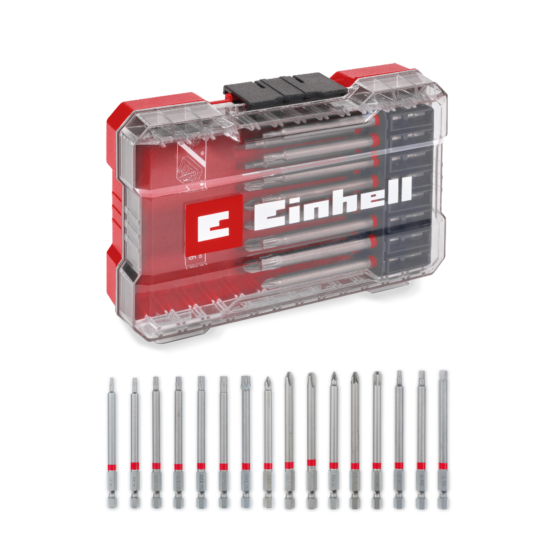 Einhell Bit-Set, M-CASE, 16-teilig, 90 mm
