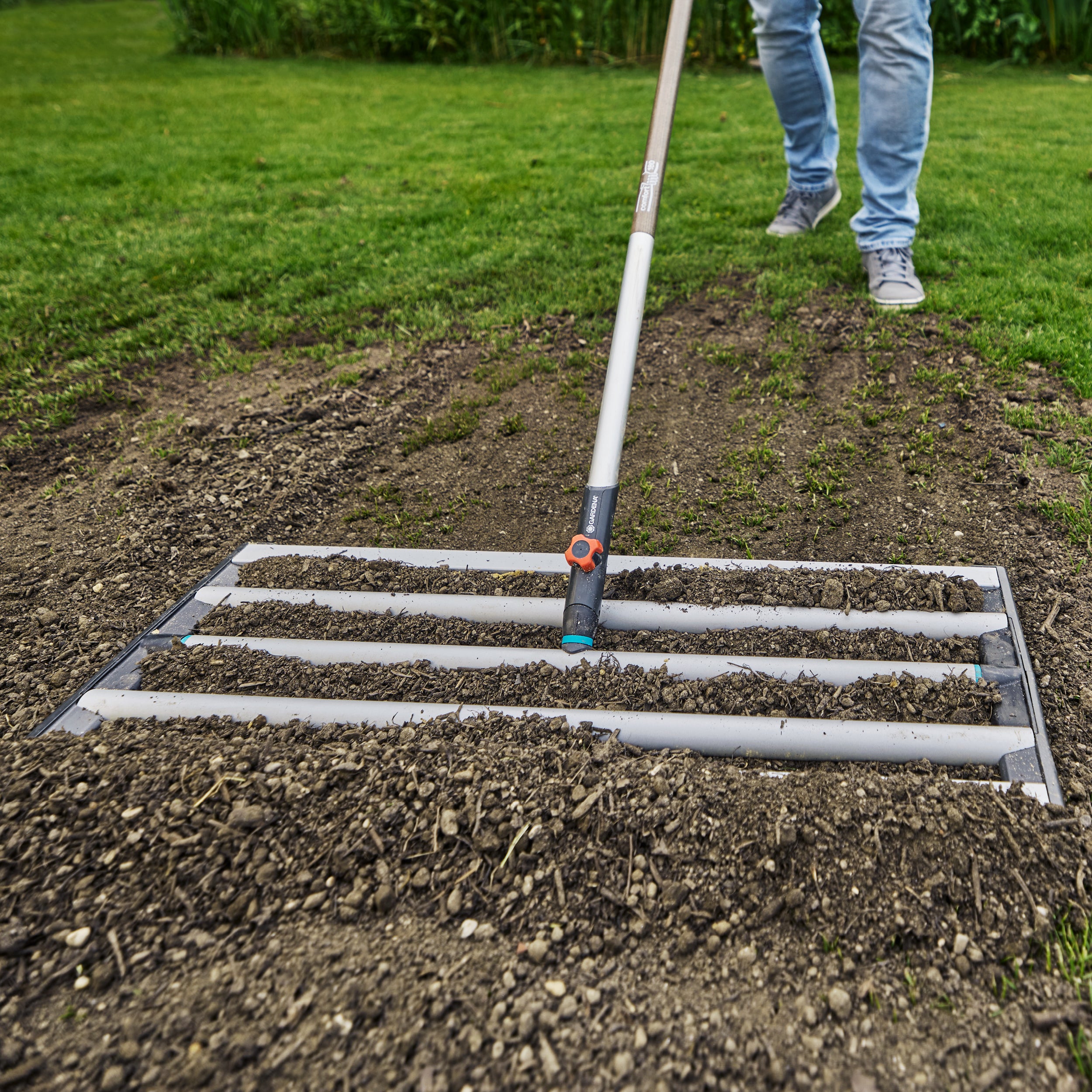 Gardena combisystem-Rasenrakel