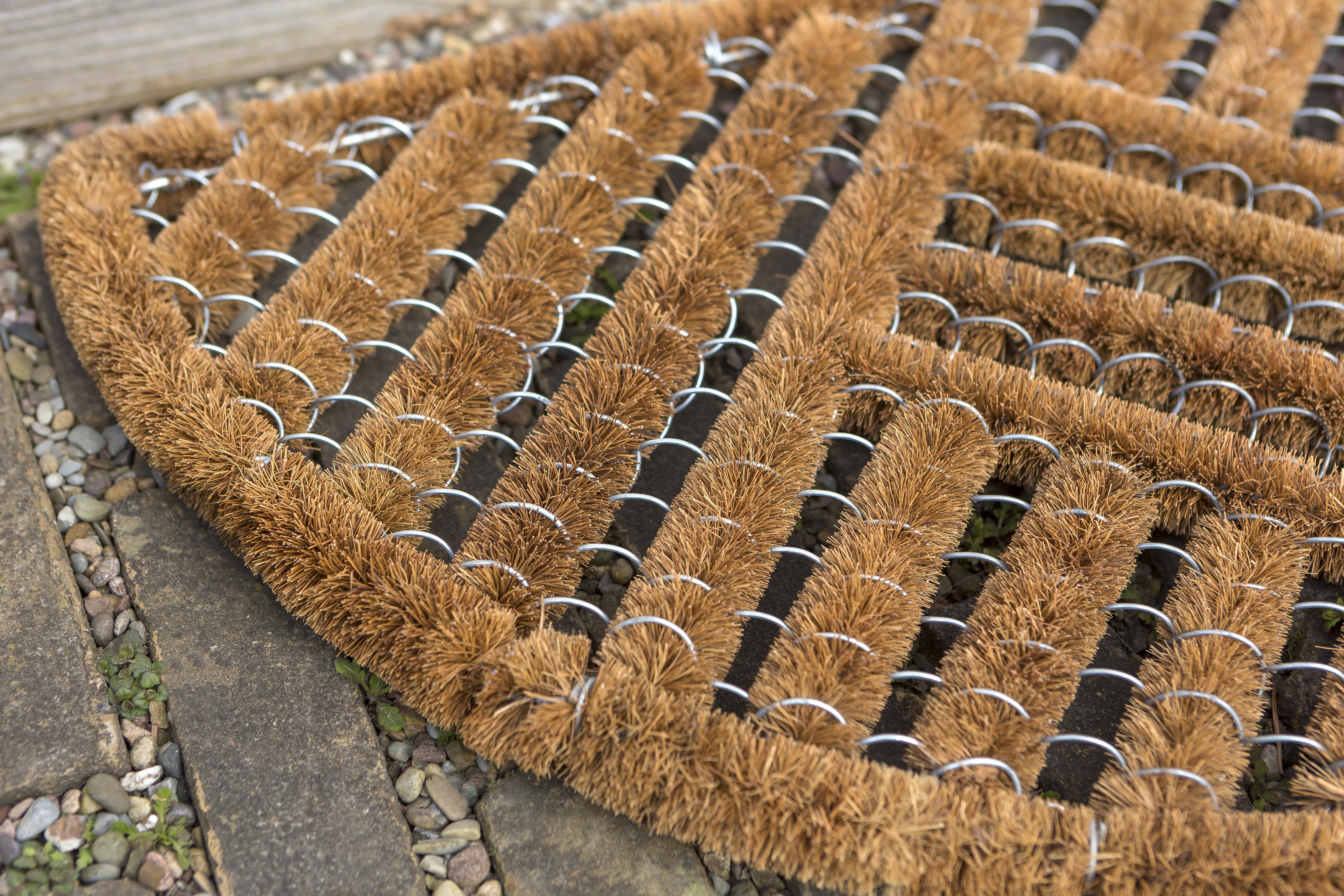 ASTRA Schmutzfangmatte Coco Brush halbrund, 40 x 60 cm