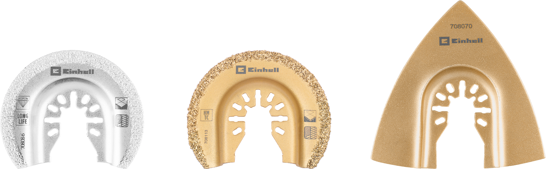Einhell Multitool-Set mit Universalaufnahme für Fliesen, 3-tlg.