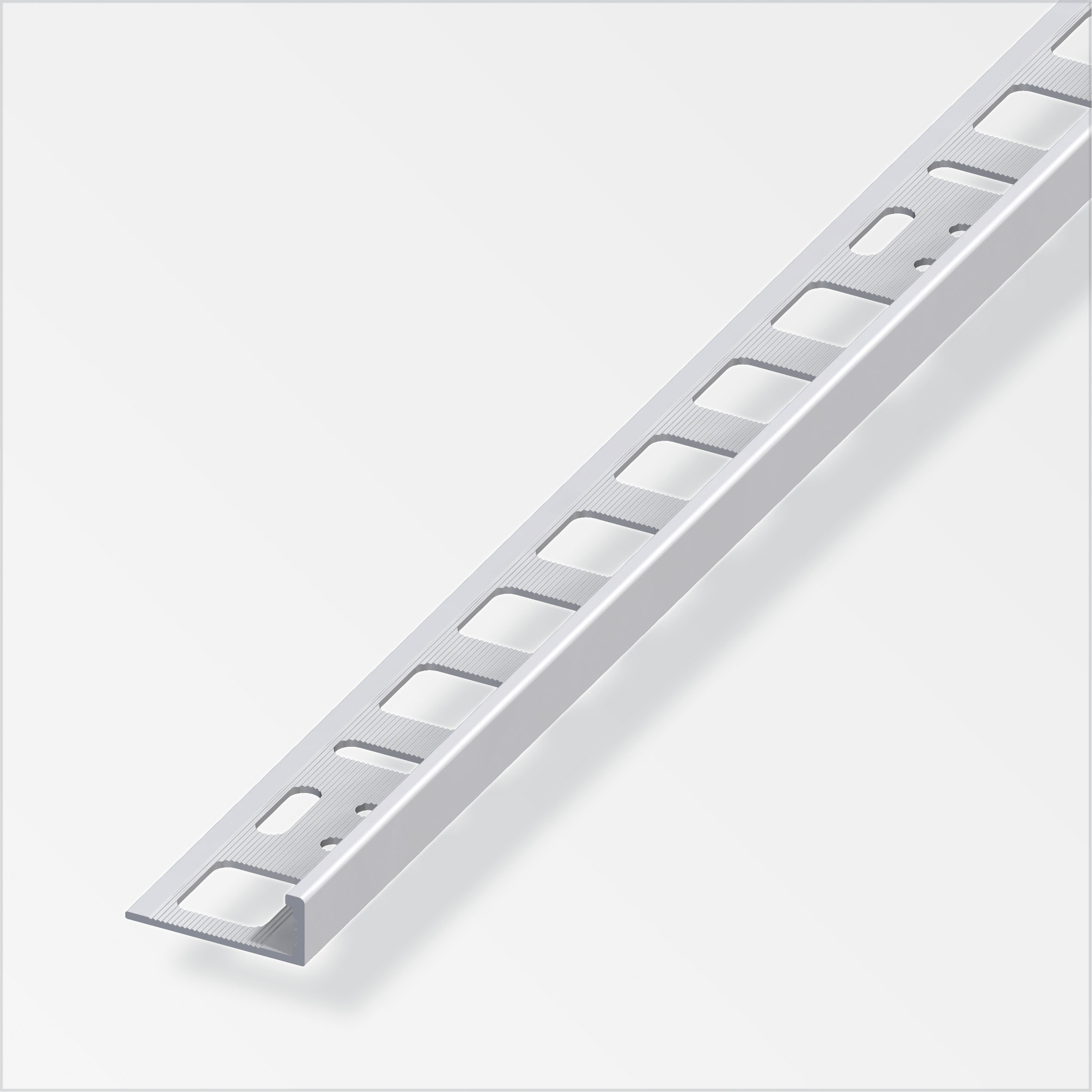 088328_Abschluss-Profil Alfer Fliesen-Standard-Profil 10 mm, silber