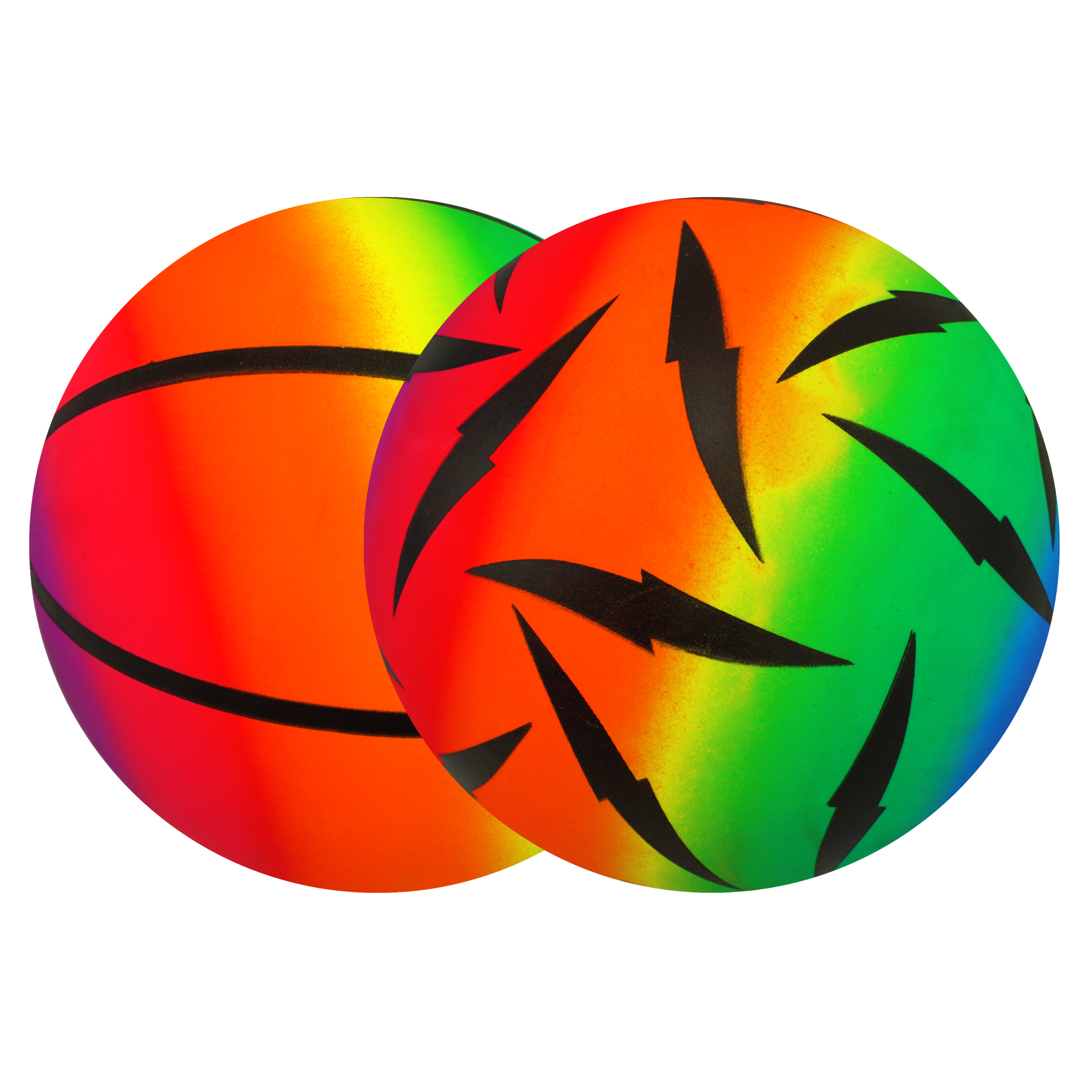 Best PVC Ball Rainbow, 22 cm