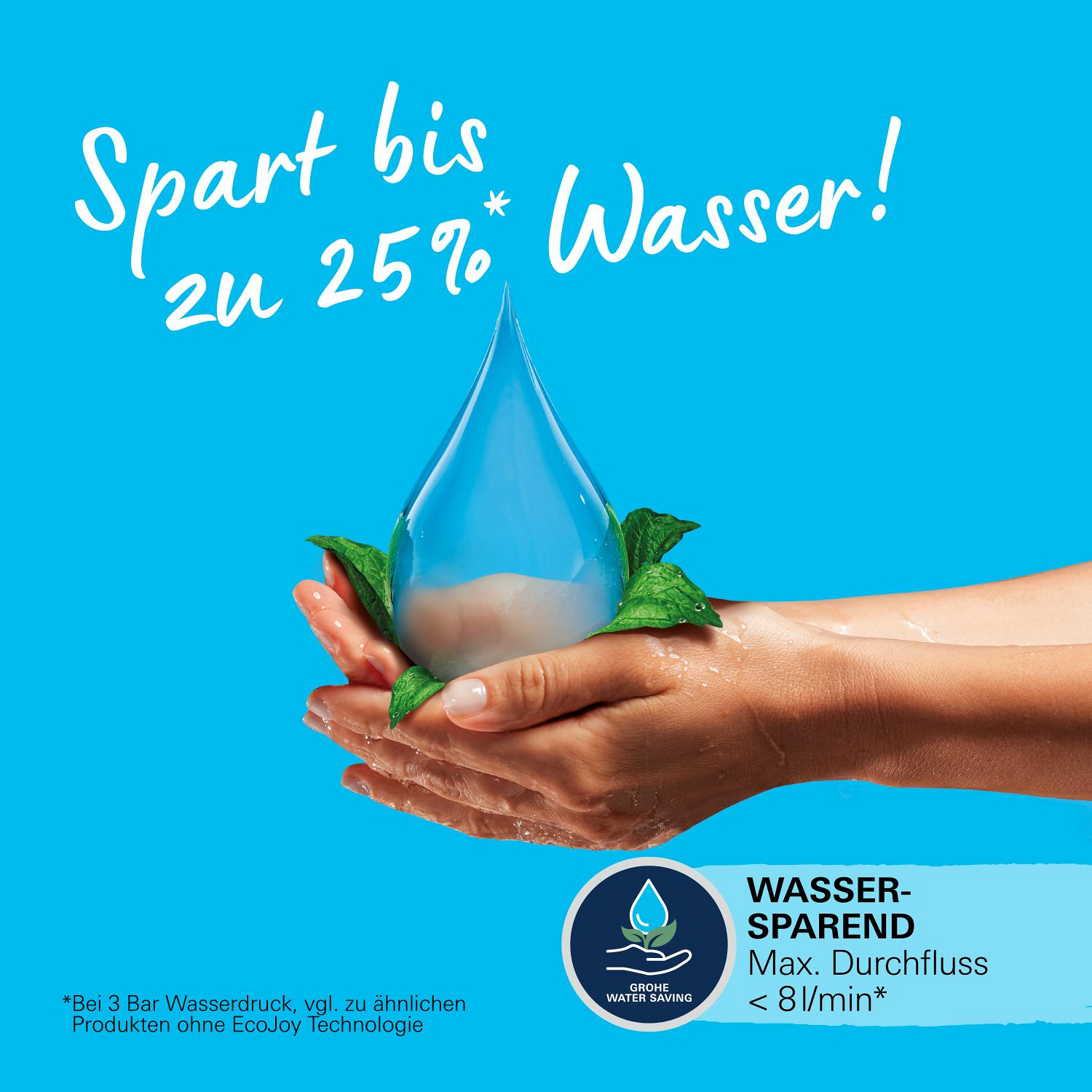 Grohe Vitalio SmartActive 150 Handbrause 3 Strahlarten