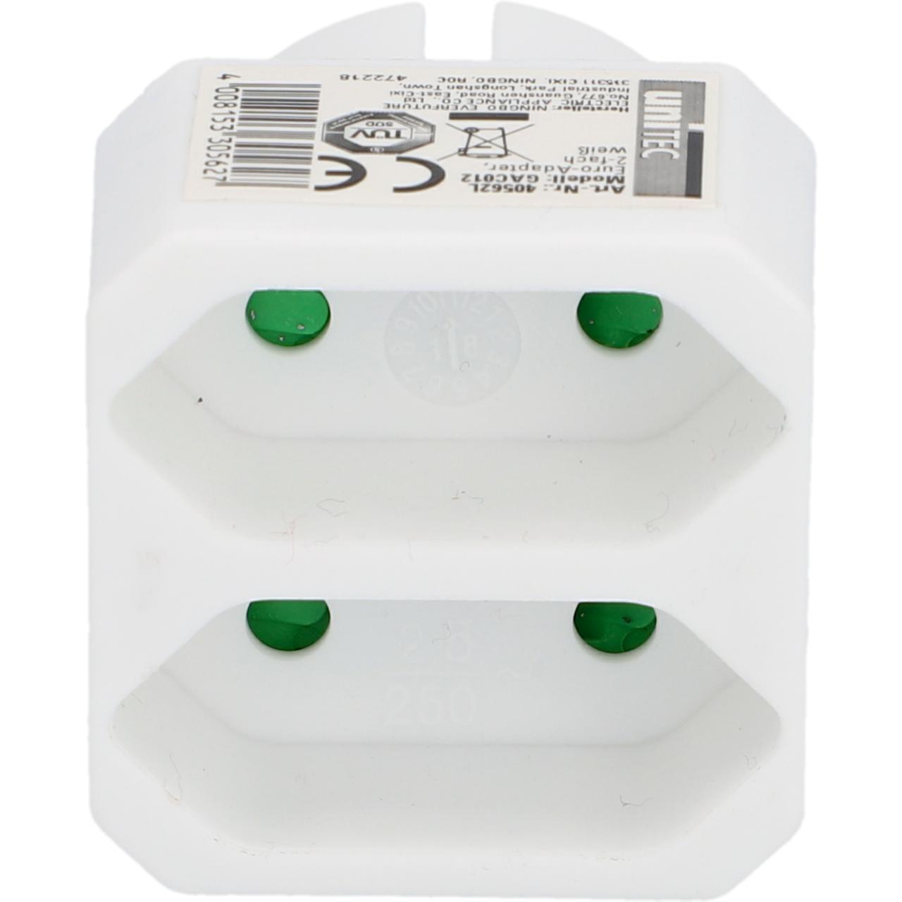 129618p268axtqpjnpX EURO-ADAPTER, 2-FACH, Wß