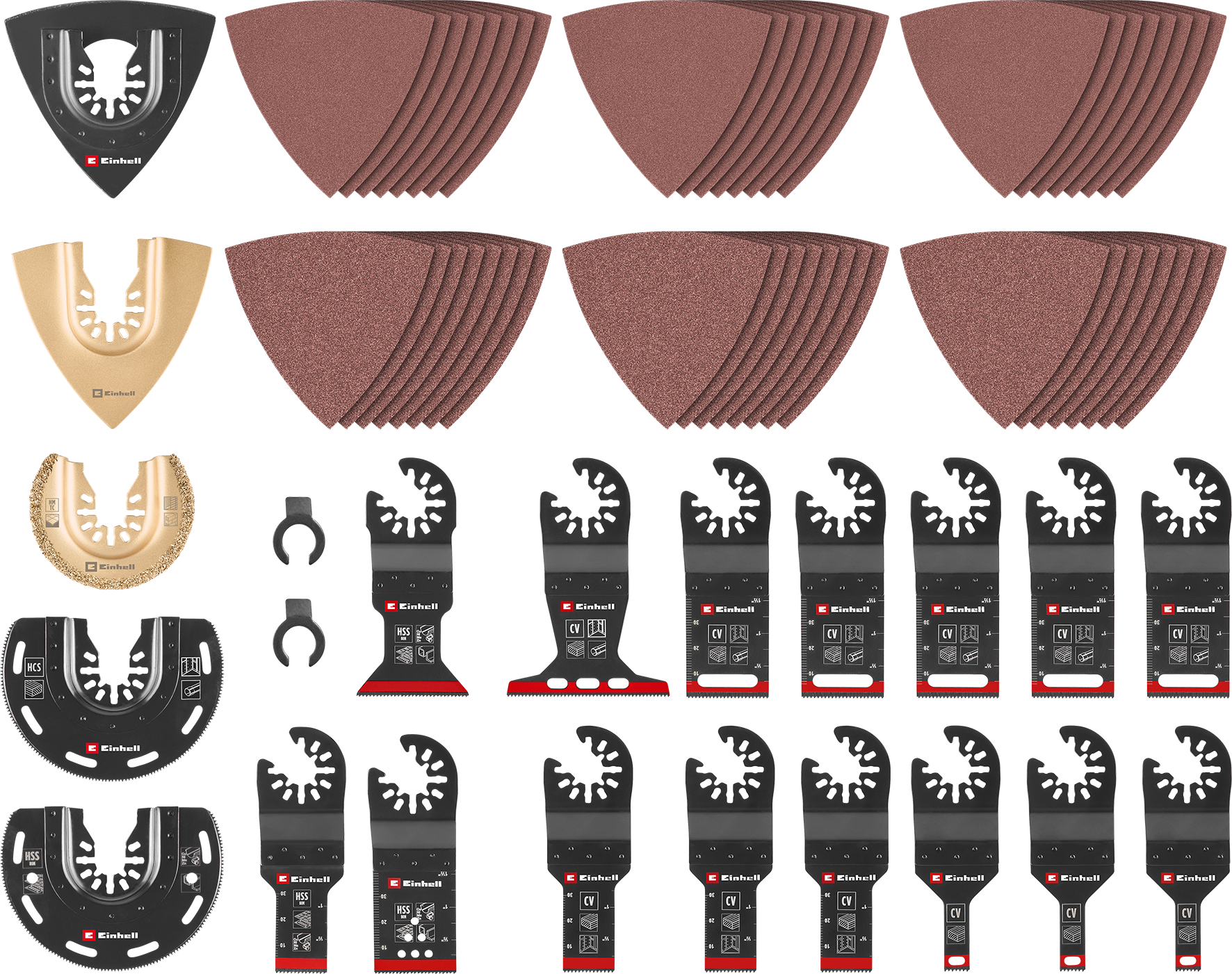 Einhell XXL-CASE Multitool-Set mit Universalaufnahme, 70-tlg. 