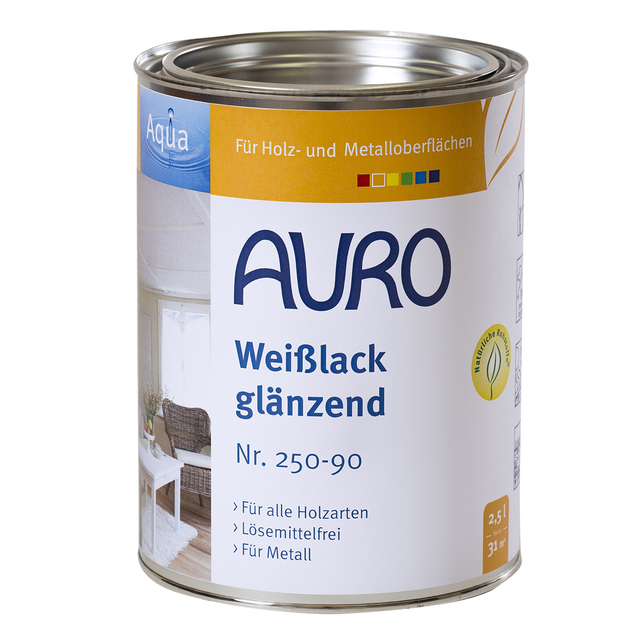 Auro Weißlack Nr. 250, 2,5L