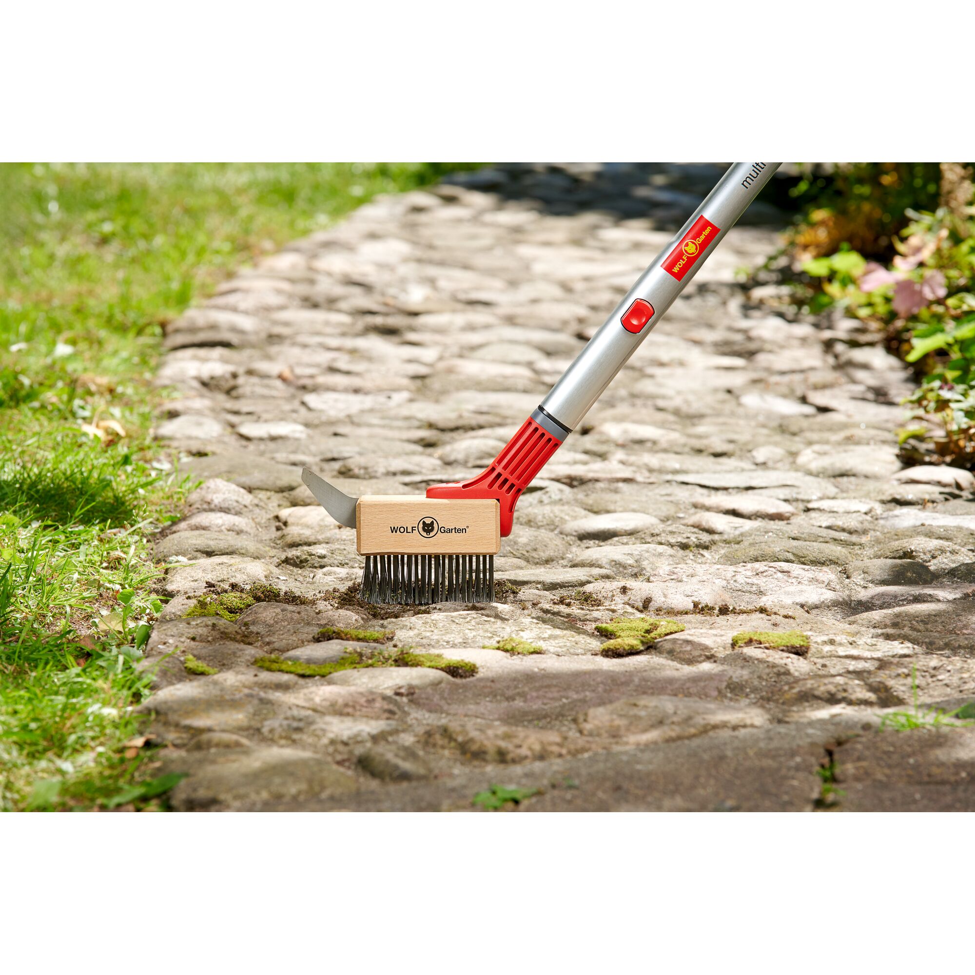 Wolf-Garten FBS-M 2in1 Fugenbürste mit Fugenkratzer