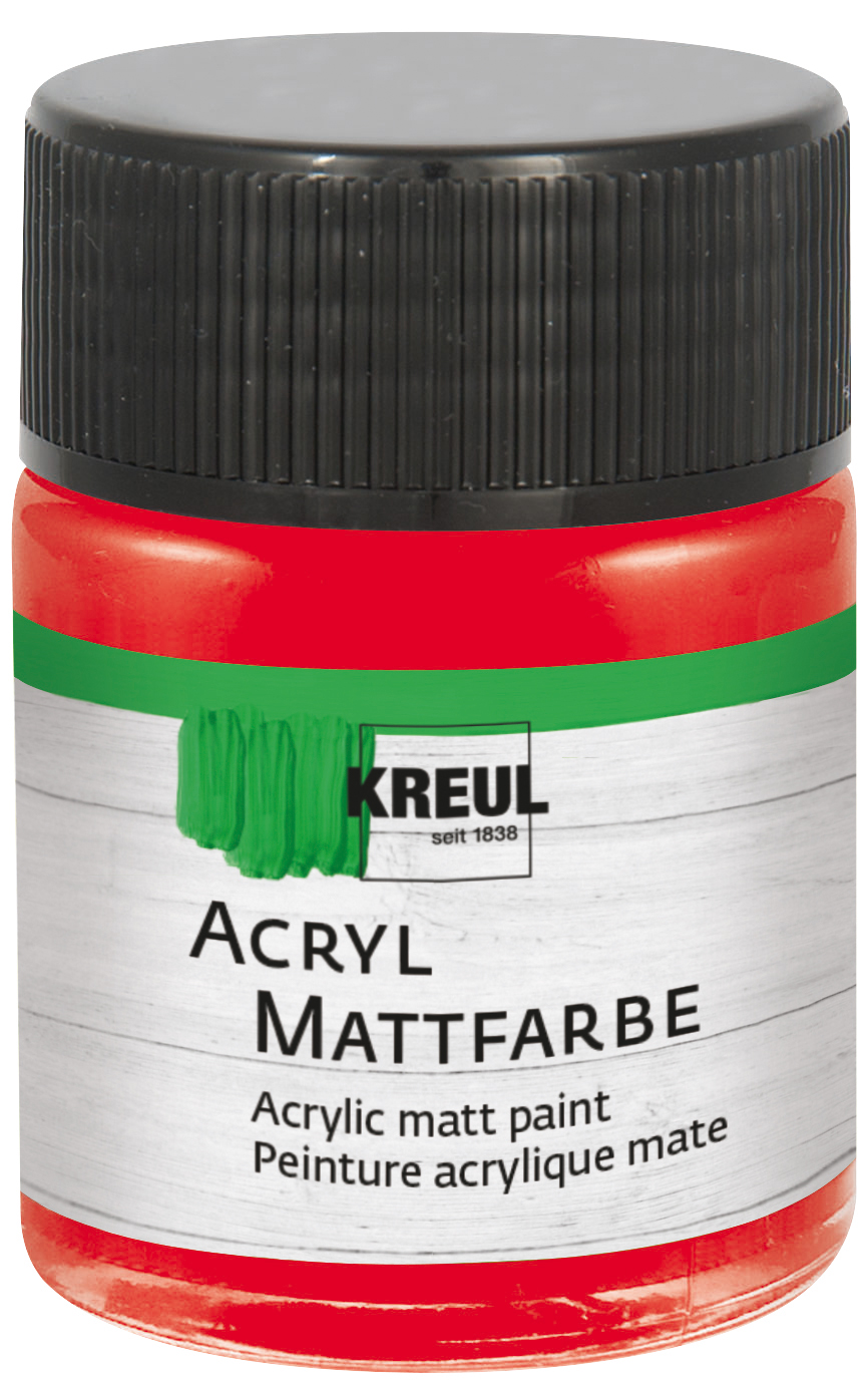 75505_KREUL_AcrylMattfarbe_Rot_50ml_RGB Mattfarbe