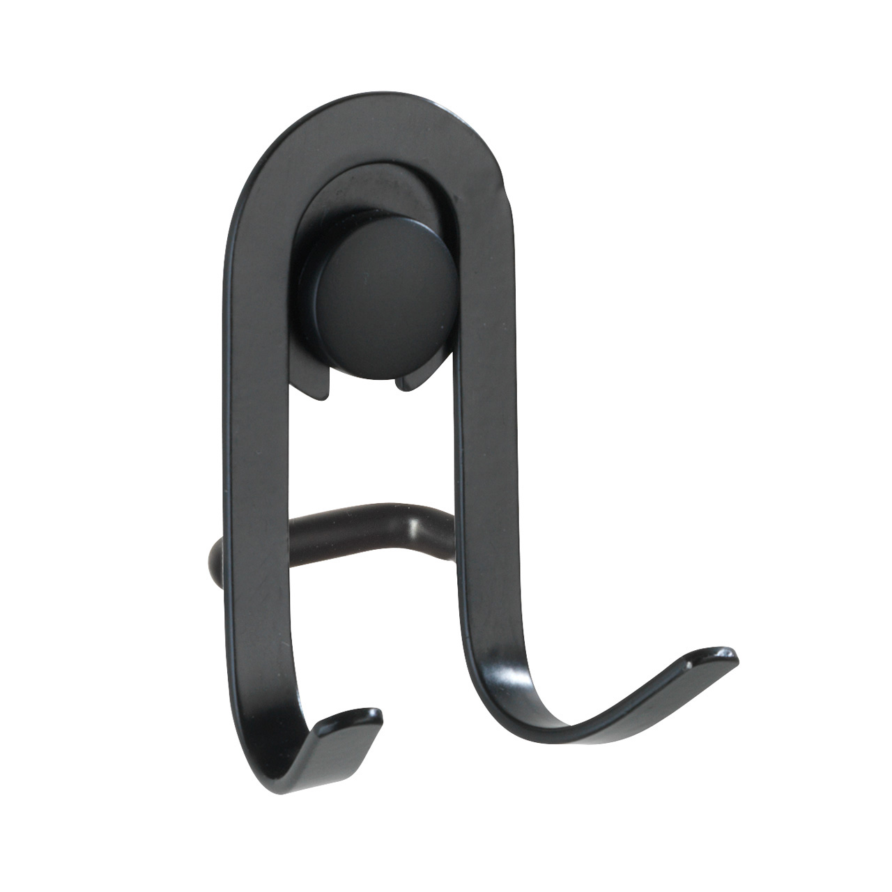 490820-Wandhaken-Classic-Plus-schwarz-2er_FS_02 WENKO CLASSIC PLUS WANDHAKEN 2ER SCHWARZ