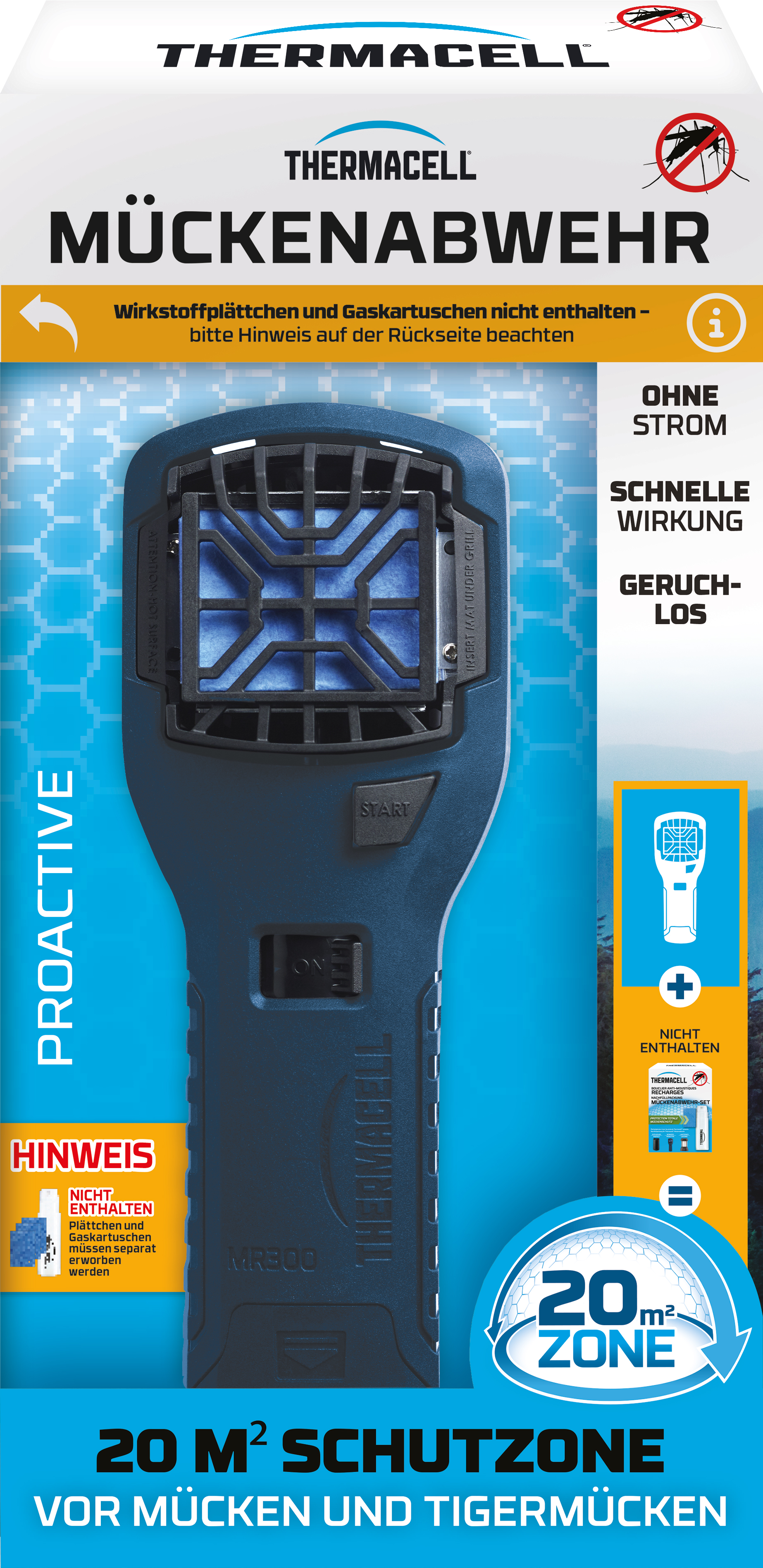 Solabiol Thermacell Mückenabwehr Proactive Handgerät ohne Wirkstoff, 1 St. Solabiol Thermacell Mückenabwehr Proactive Handgerät ohne Wirkstoff, 1 St.