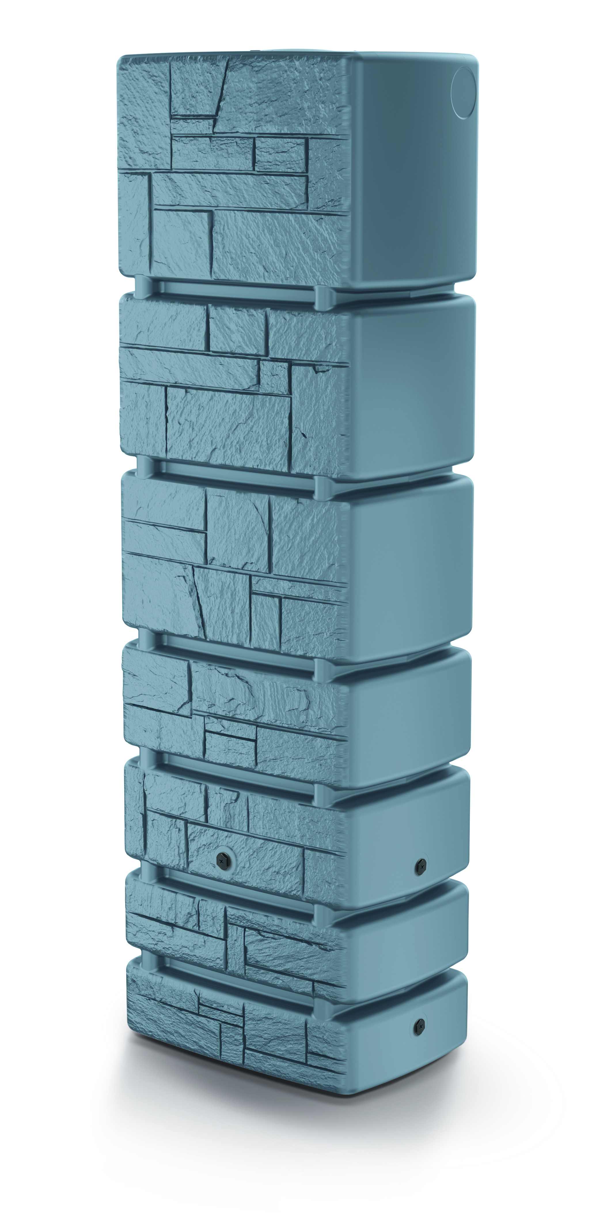 5905197378657 Prosperplast Regentonne Tower Stone, 350 l, grau