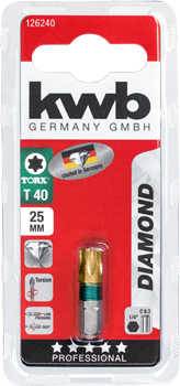 126240-300 Kwb Diamant Schraubendreherbit 25 mm