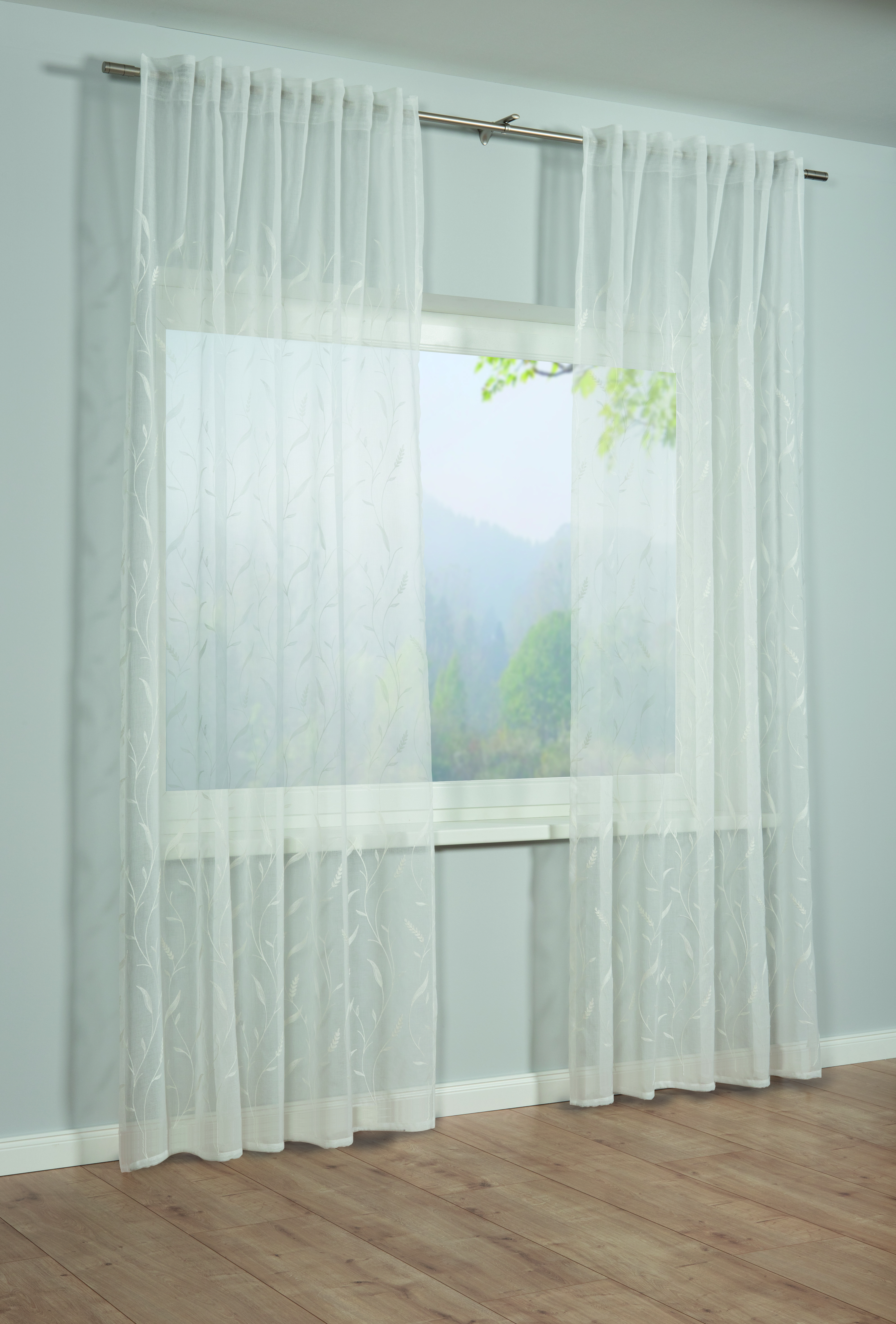 Sehlbach Fertiggardine weiß, 48 x 140 cm Sehlbach Fertiggardine weiß, 48 x 140 cm