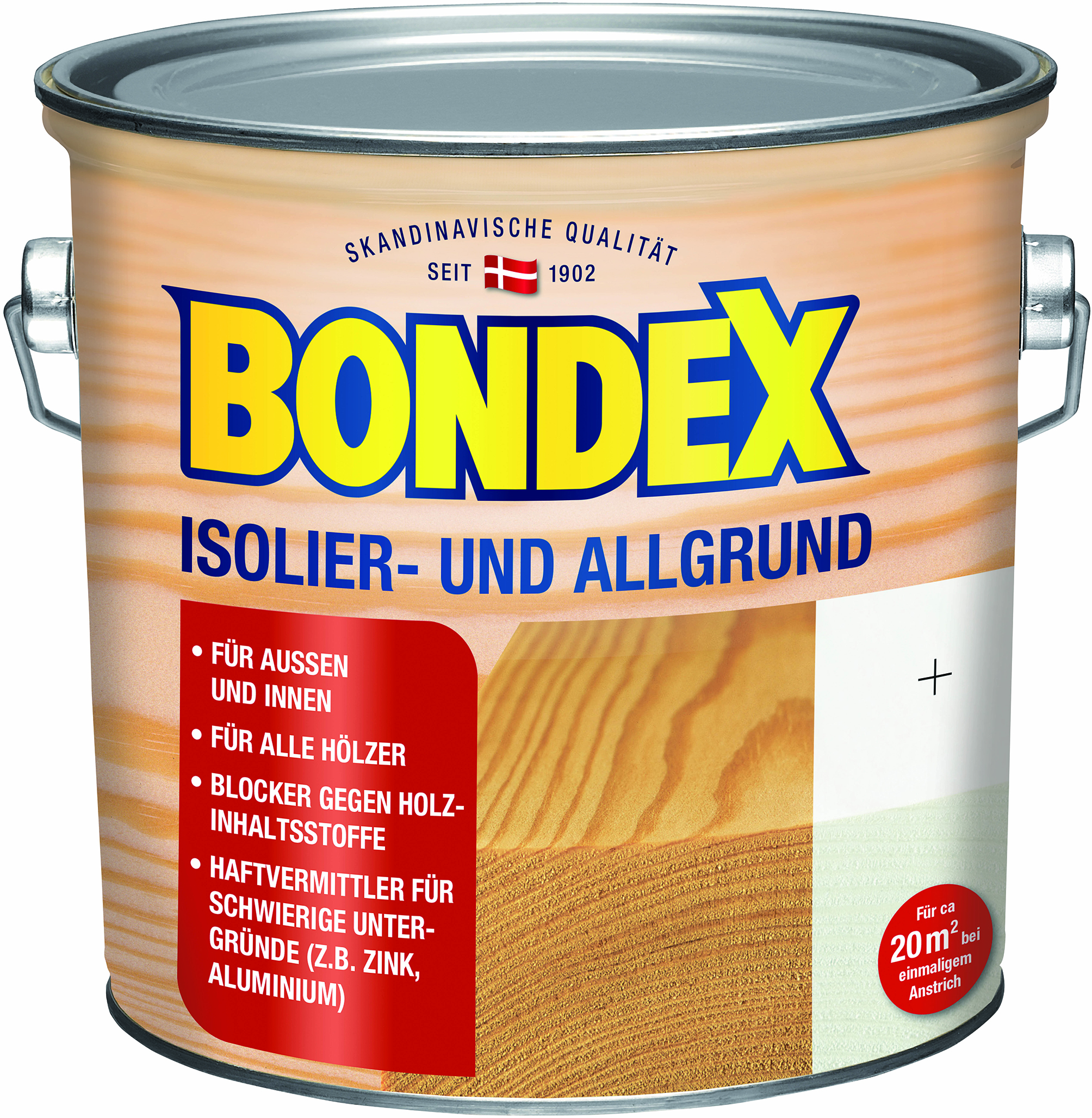 Bondex Isolier- & Allgrund Weiss 2,5 Liter
