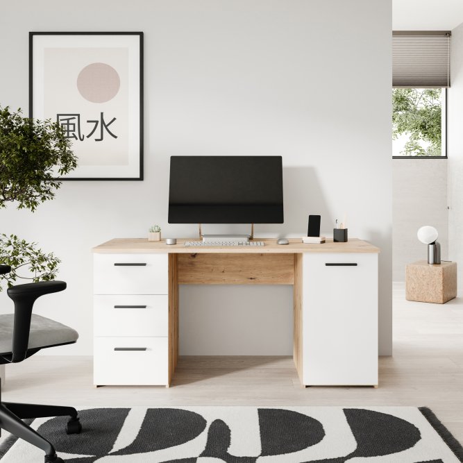 Forte Schreitbisch N3, artisan/weiß