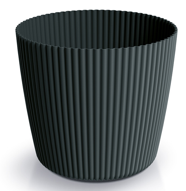 Prosperplast Blumentopf Milly Rund, Ø 12,9 cm, carbon