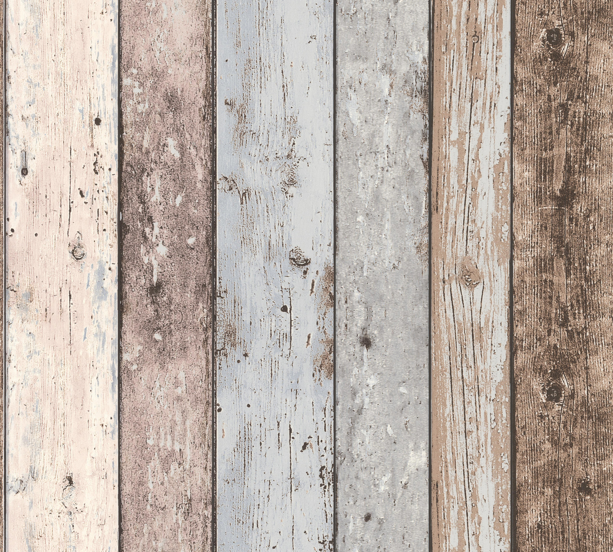 A.S. Création Vliestapete, holzoptik bunt beige grau – vintage paneeltapete im shabby chic stil A.S. Création Vliestapete, holzoptik bunt beige grau – vintage paneeltapete im shabby chic stil
