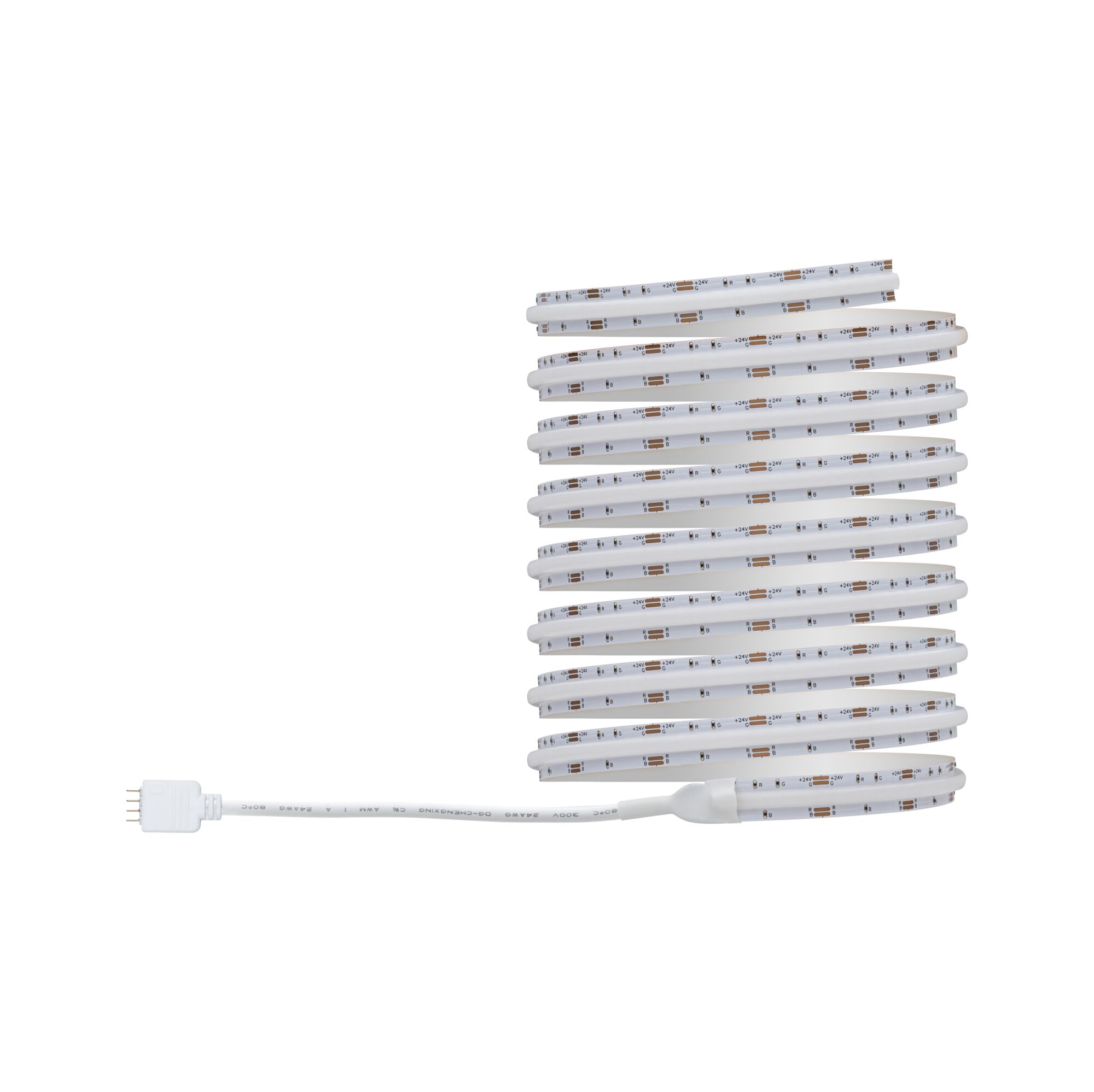 Paulmann SimpLed COB Strip Set, 3 m, RGB, 22W, 230/24V, weiß Metall Paulmann SimpLed COB Strip Set, 3 m, RGB, 22W, 230/24V, weiß Metall