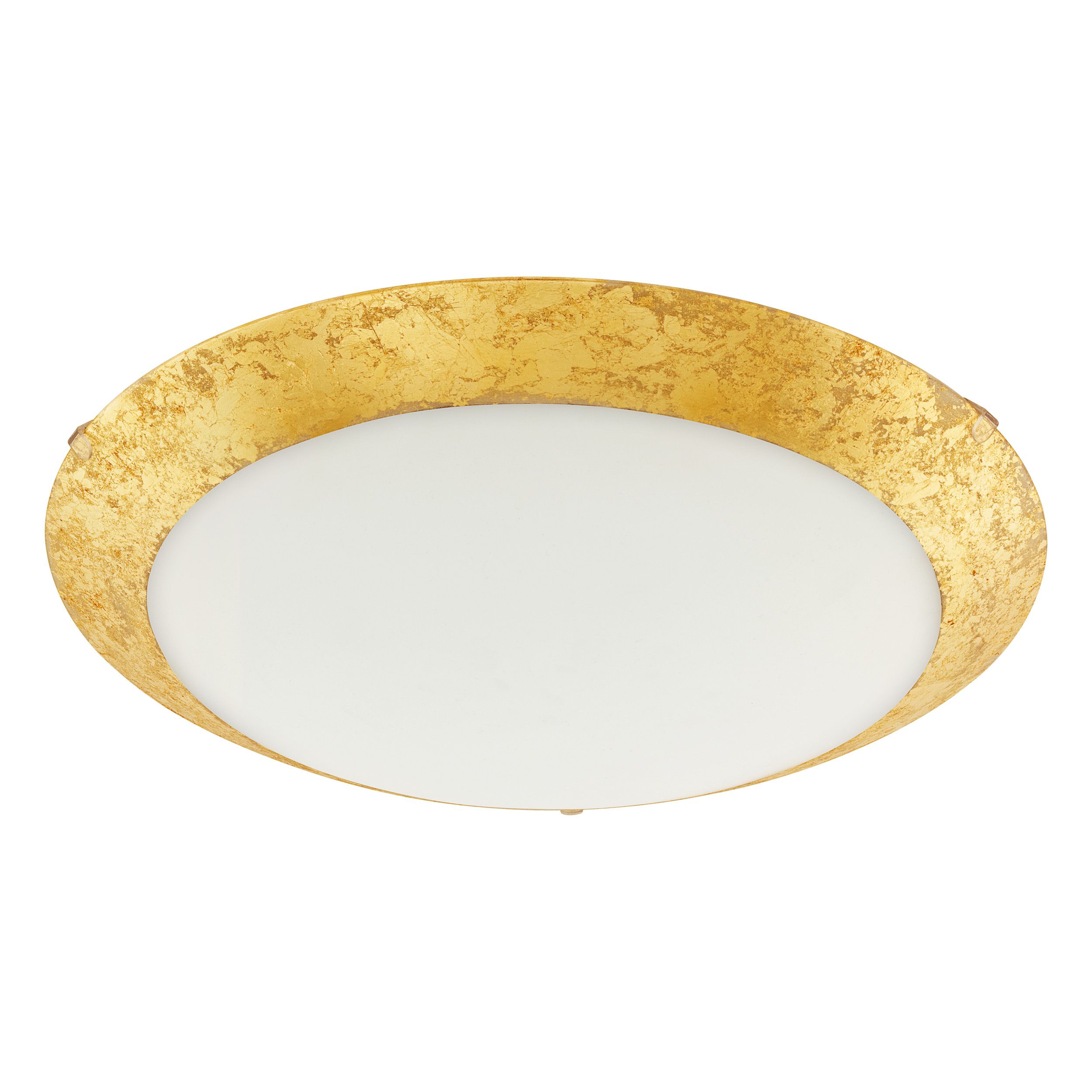 791213-1 Eglo Deckenleuchte Montenovo, 39,5 cm, weiß/gold
