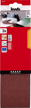 912508-300 Kwb Schleifband 75 x 533 mm, Korn 80