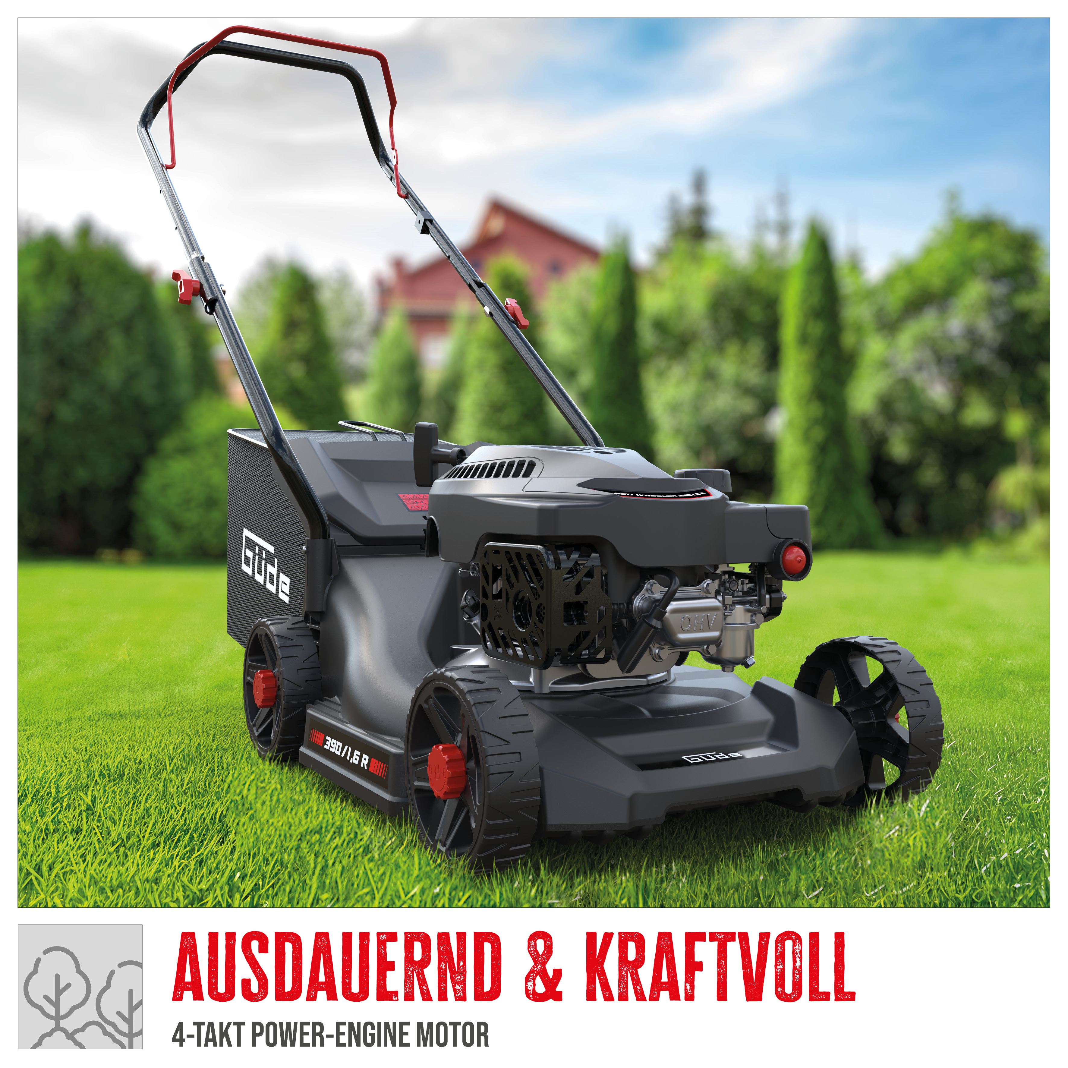 Güde Rasenmäher ECO Wheeler 390 1,6 R
